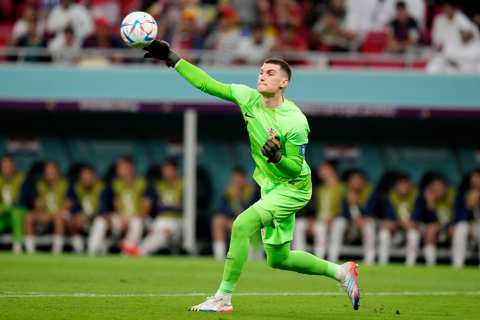 Livakovic, portero de Croacia. LAPRESSE