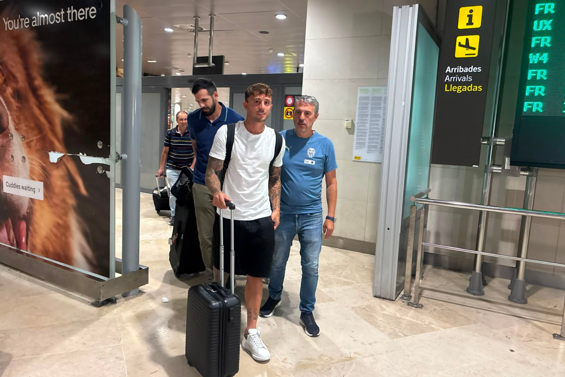 Maffeo ya está en Valencia. LUIS CORTÉS