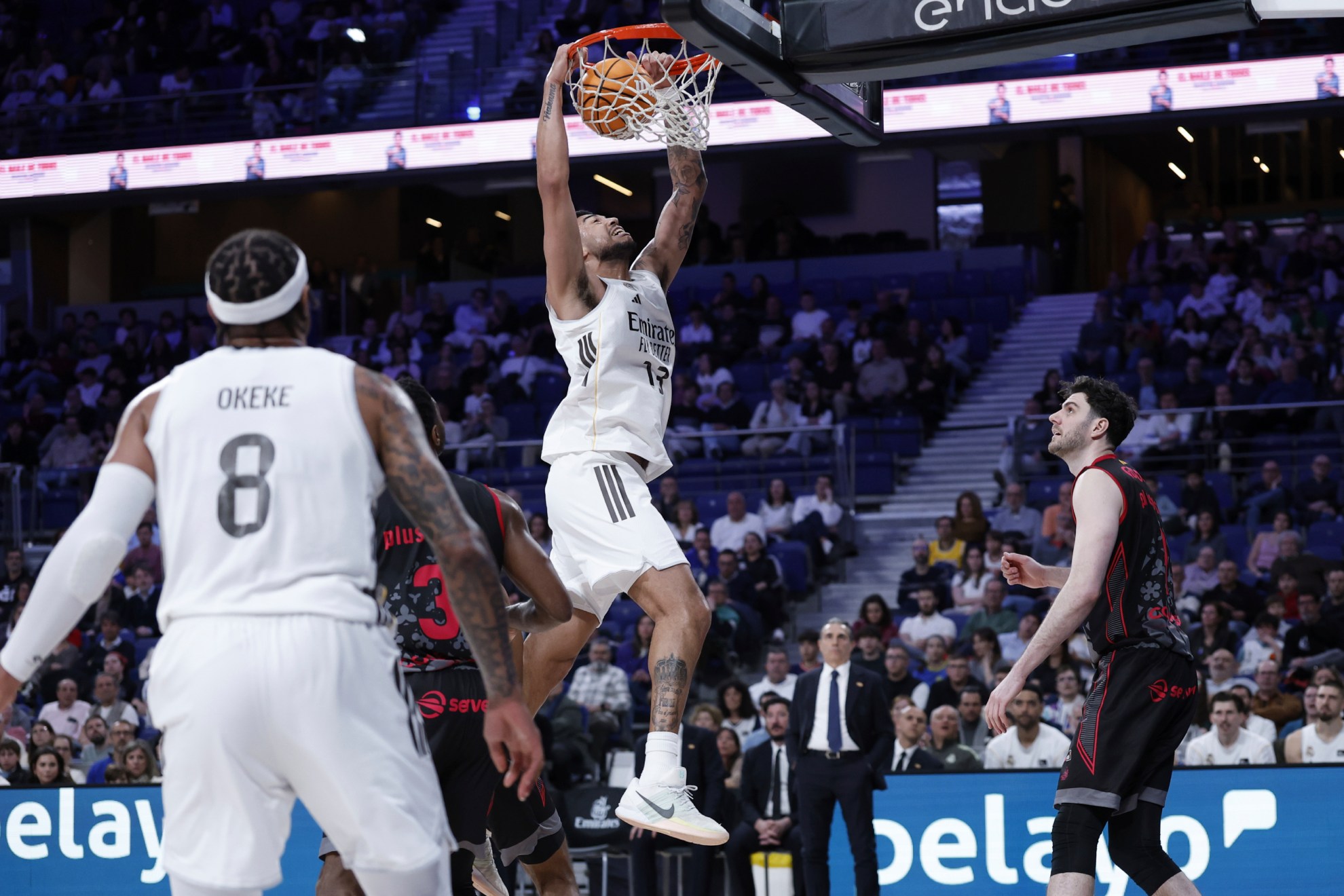 Almansa, en un partido con el Real Madrid en la Liga Endesa EFE