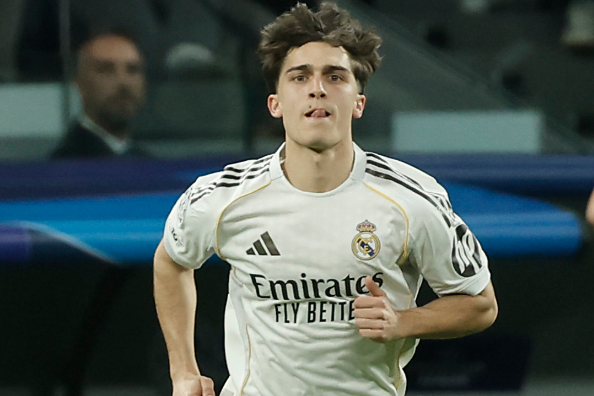 Manuel Ángel, el día del partido ante el City en el Bernabéu. CHEMA REY