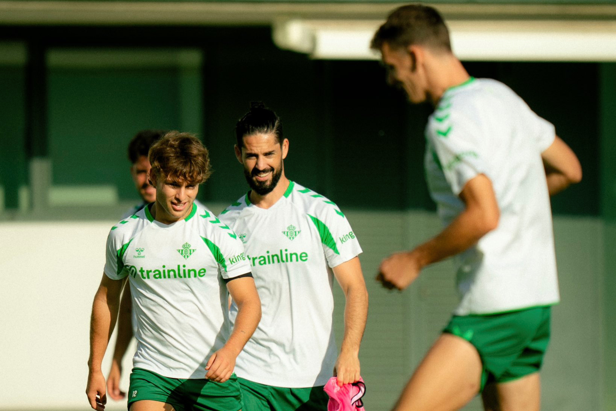 Entrenamiento del Betis esta mañana en la ciudad deportiva Luis del Sol REAL BETIS