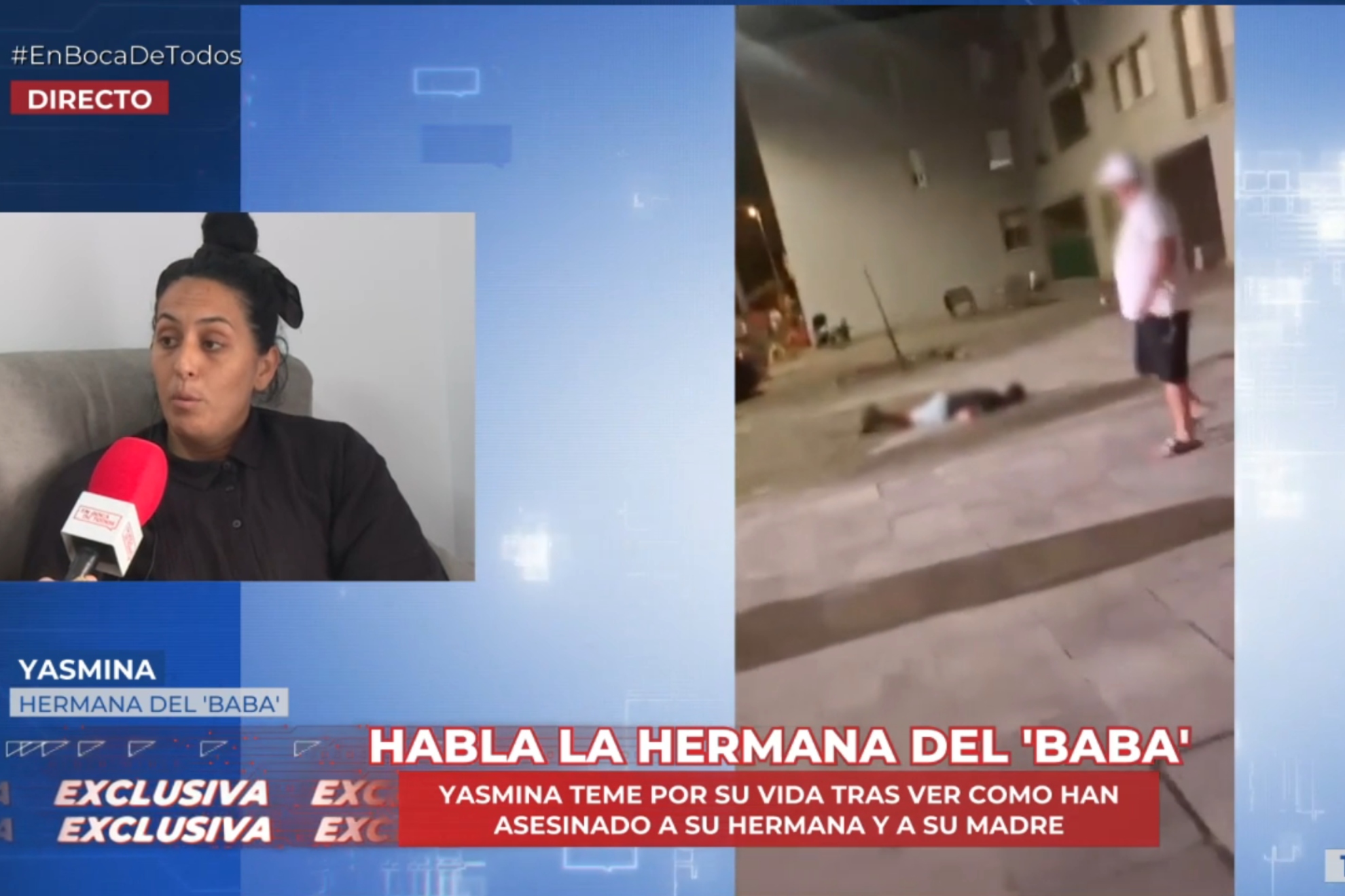 Yasmina, hermana de ‘El Baba’, completamente aterrada tras el asesinato de su familia en el tiroteo de Isla Cristina