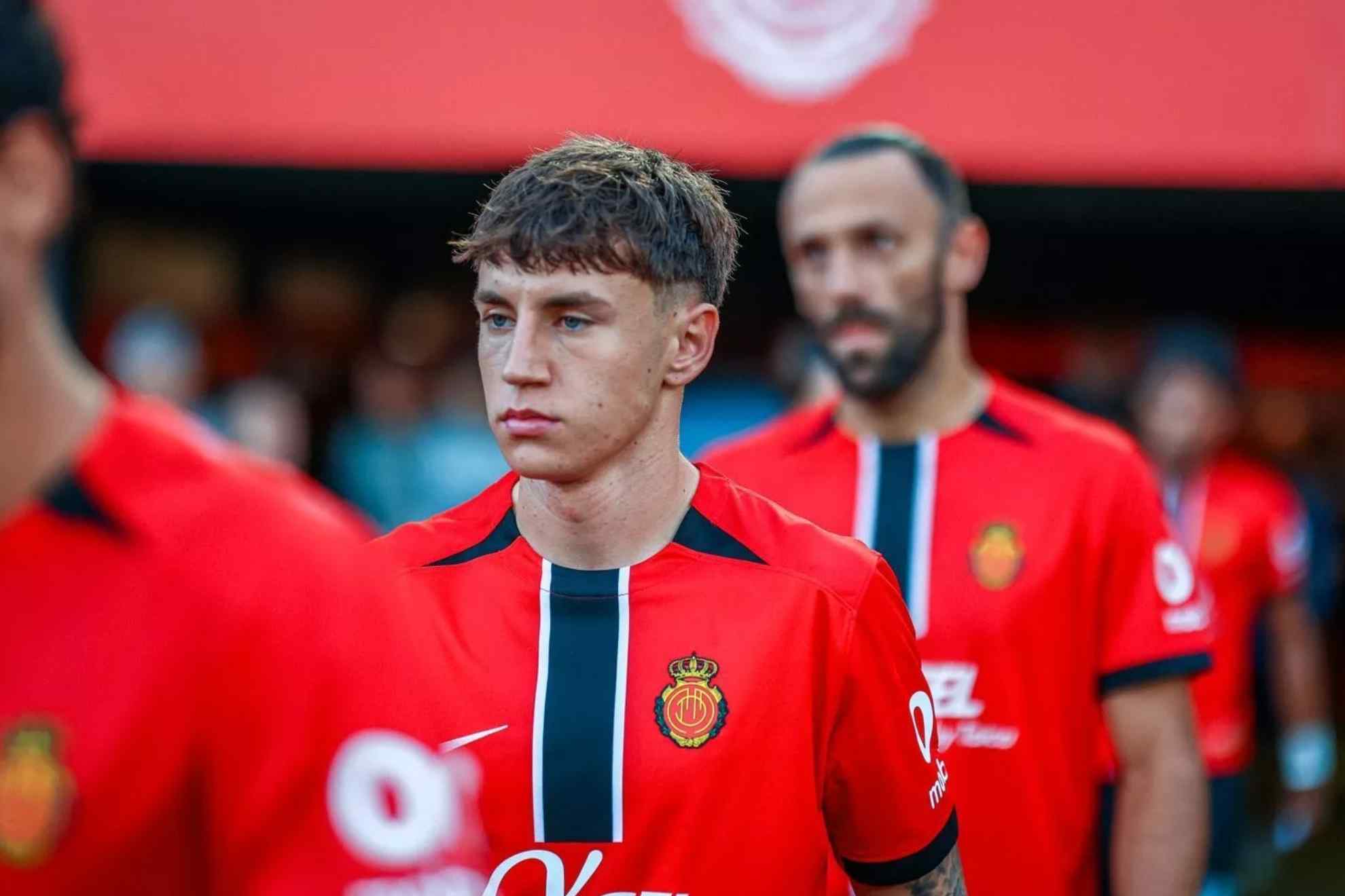 Marc Domenech, en un partido con el Mallorca @rcdmallorca