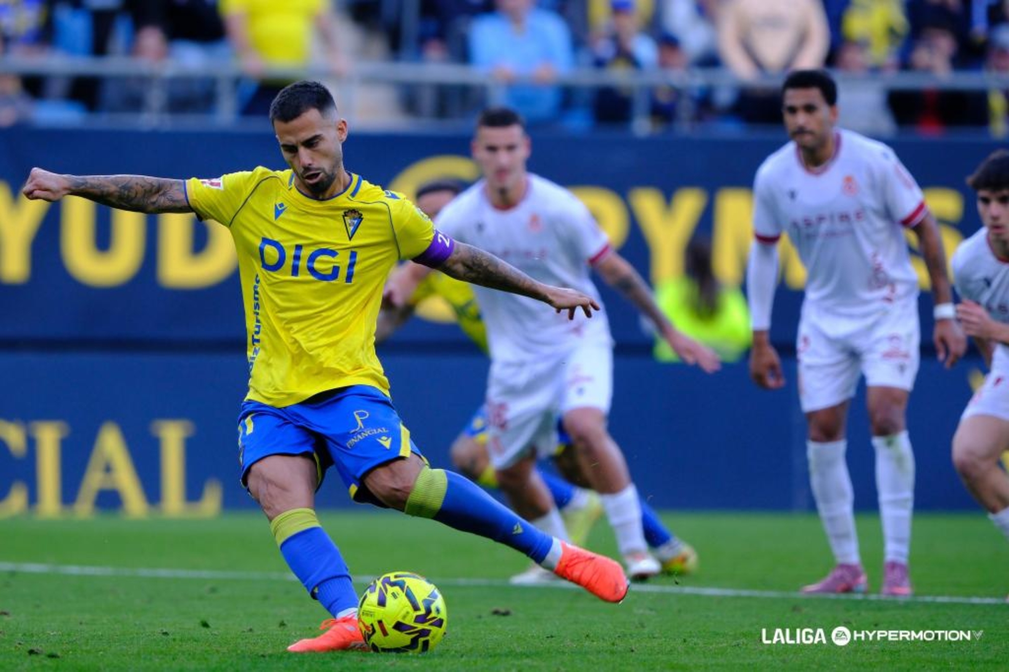 Suso, en un partido del Cádiz. LALIGA