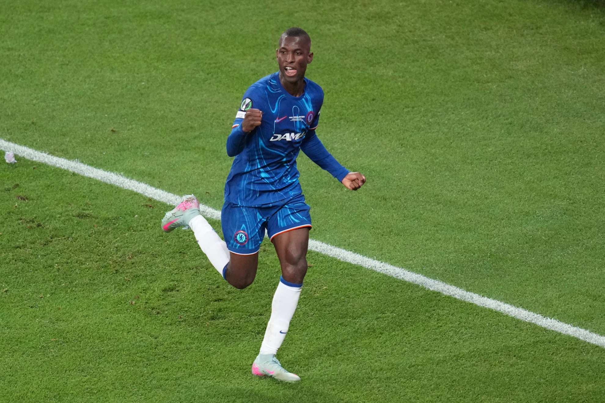 Jackson celebrando un gol con el Chelsea.
