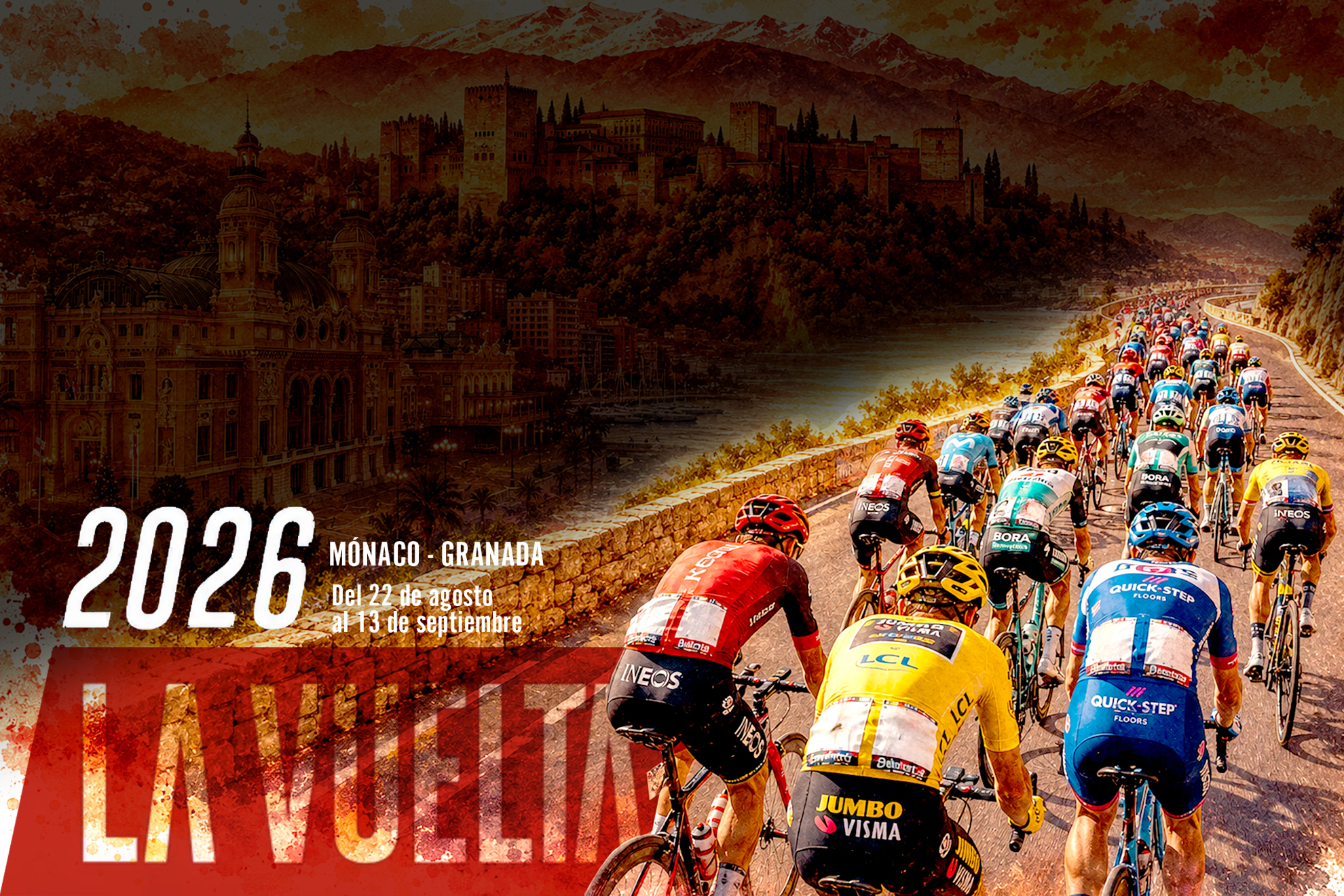 LaVuelta 2026 comienza desde Mónaco.