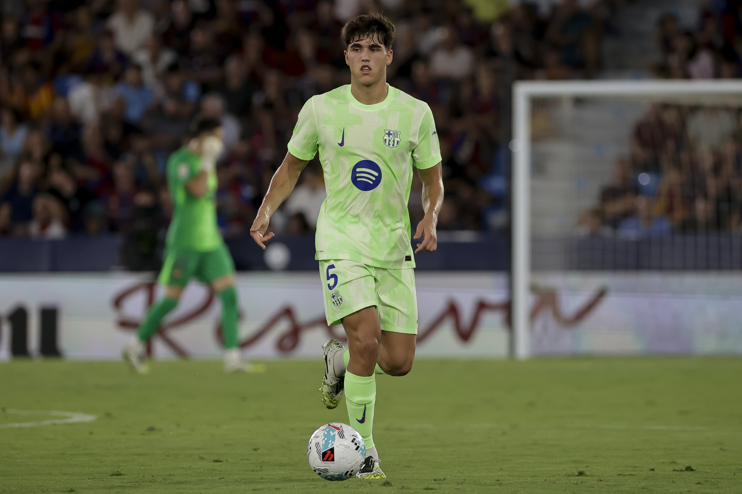 Cubarsí, en un partido contra el Levante.