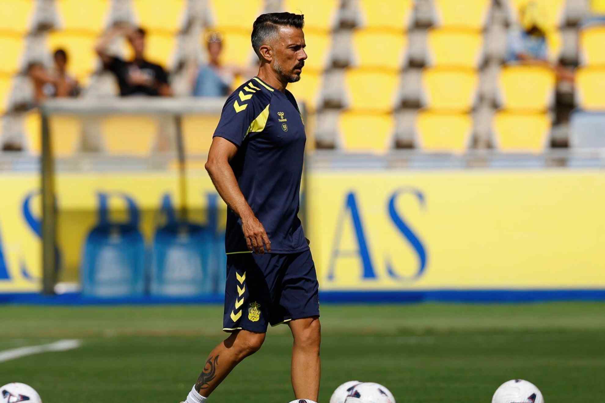 Rubén de la Barrera, entrenador de las Palmas