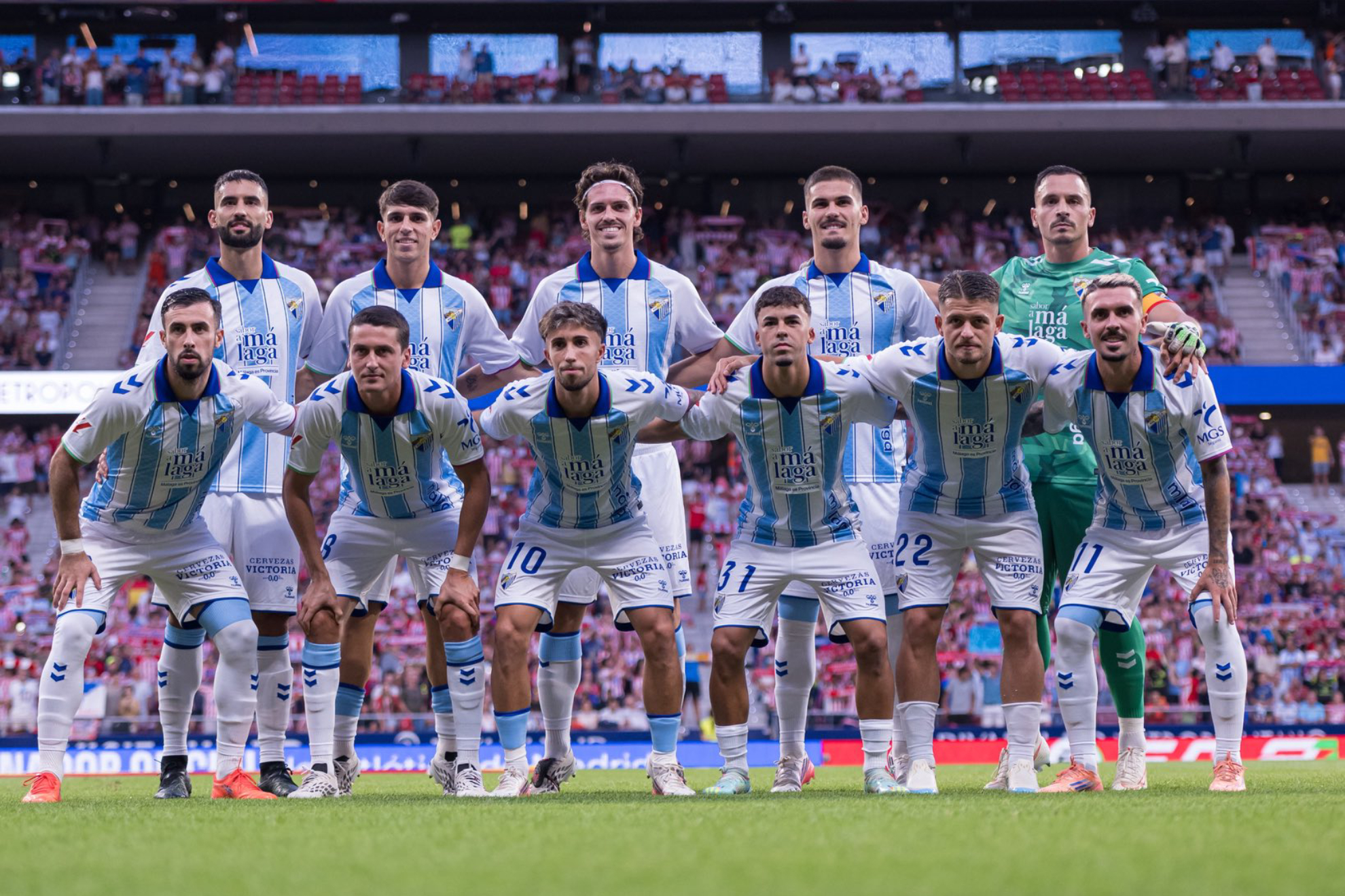 Jugadores del Málaga Málaga vía X