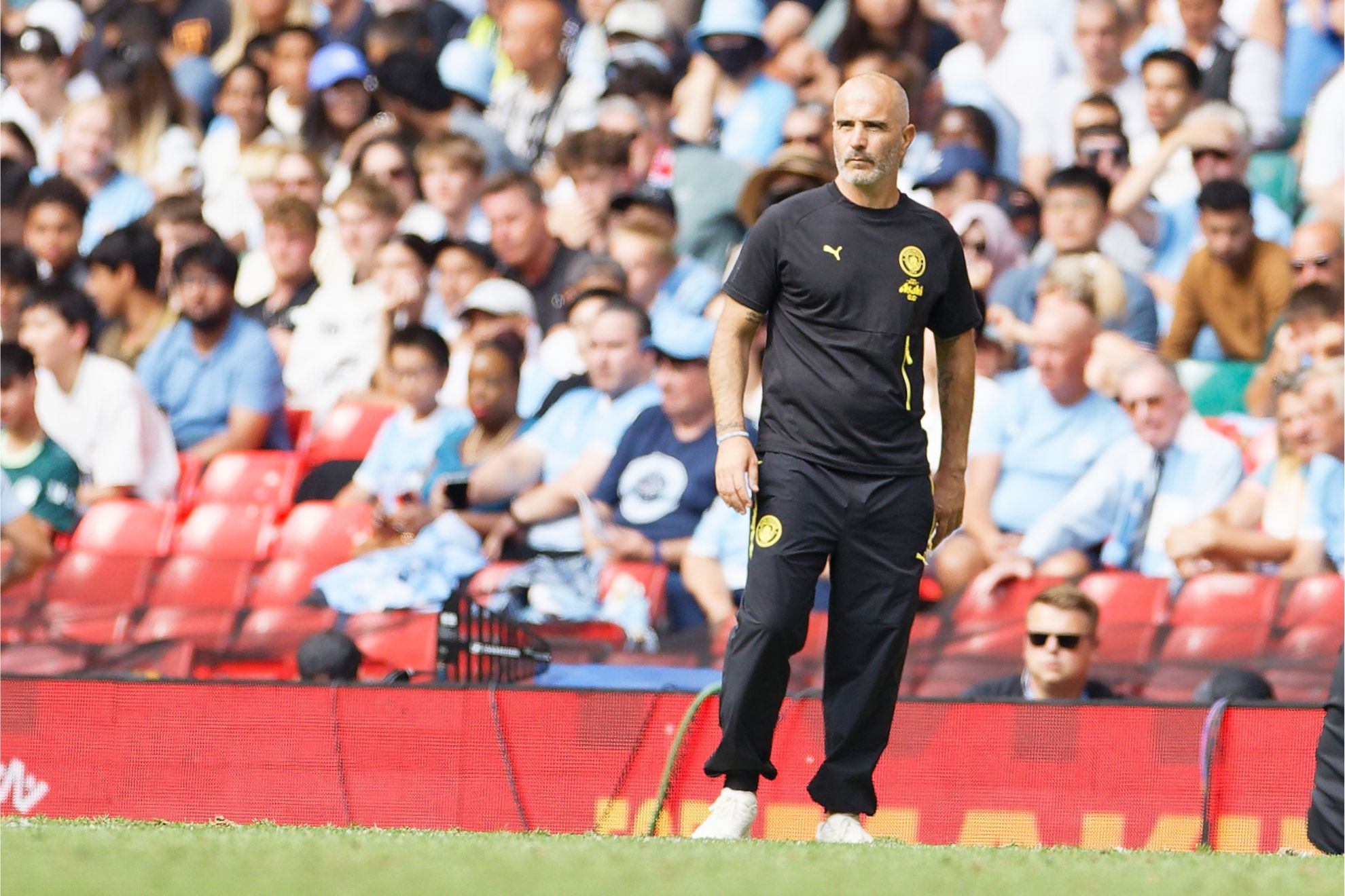 Enzo Maresca, durante la Community Shield EFE