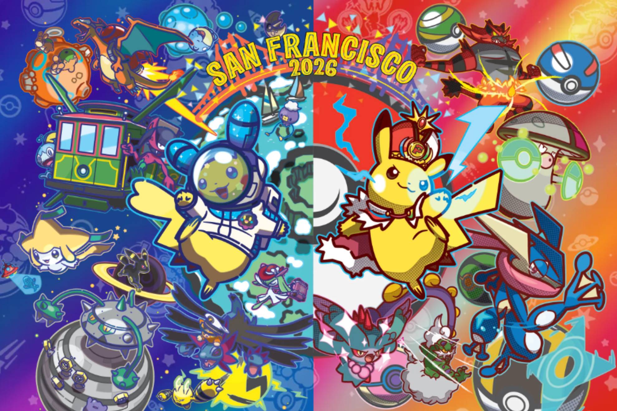 Cartel oficial del Mundial de Pokémon de 2026. Cartel oficial del Mundial de Pokémon de 2026.