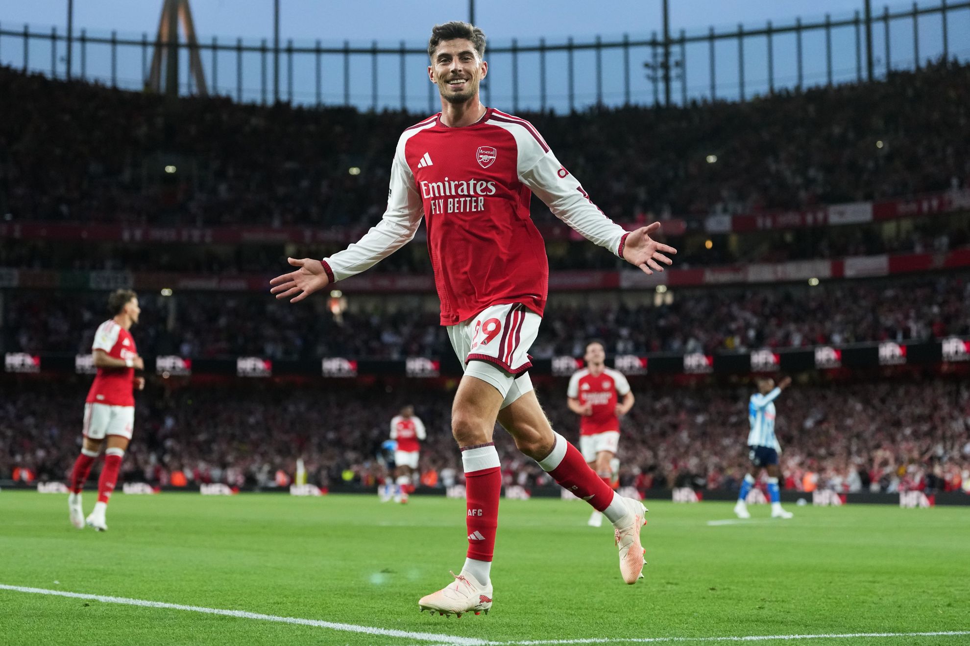 Havertz festeja su gol contra el Coventry AP