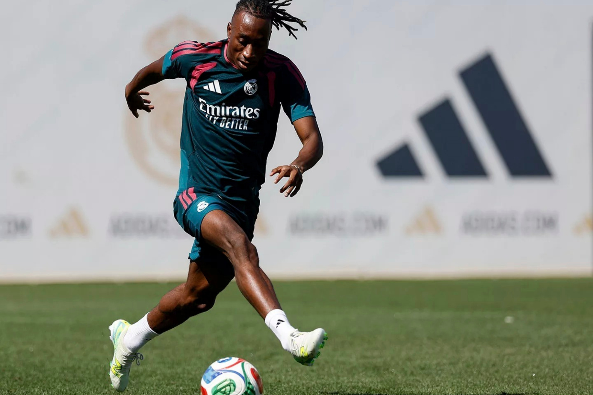 Diomande, en un entrenamiento. Realmadrid.com
