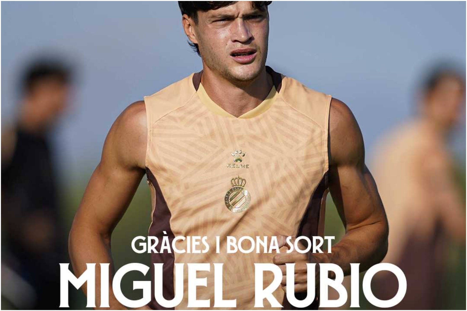 La despedida del Espanyol a Miguel Rubio.