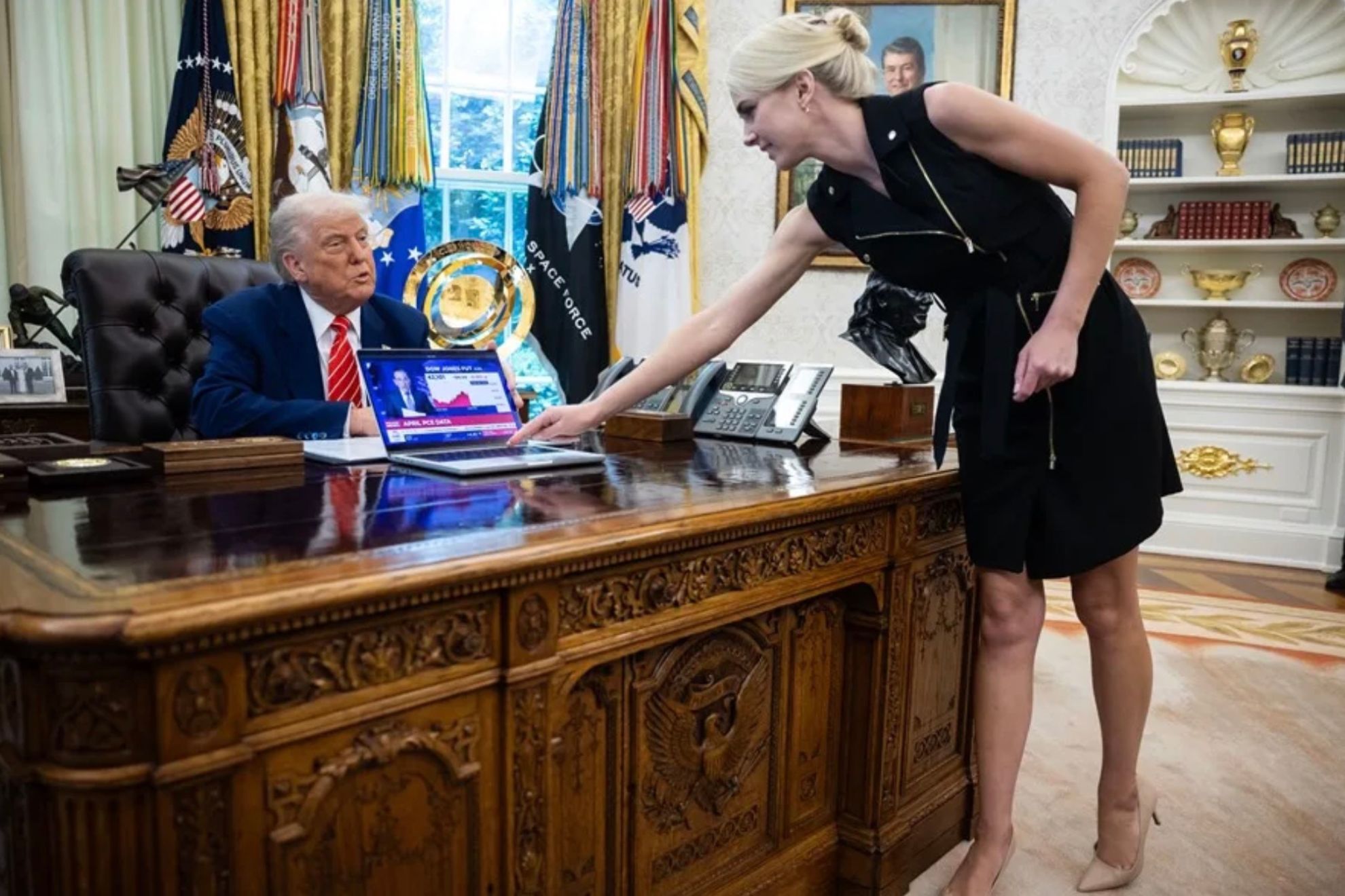 Donald Trump y Natalie Harp EFE