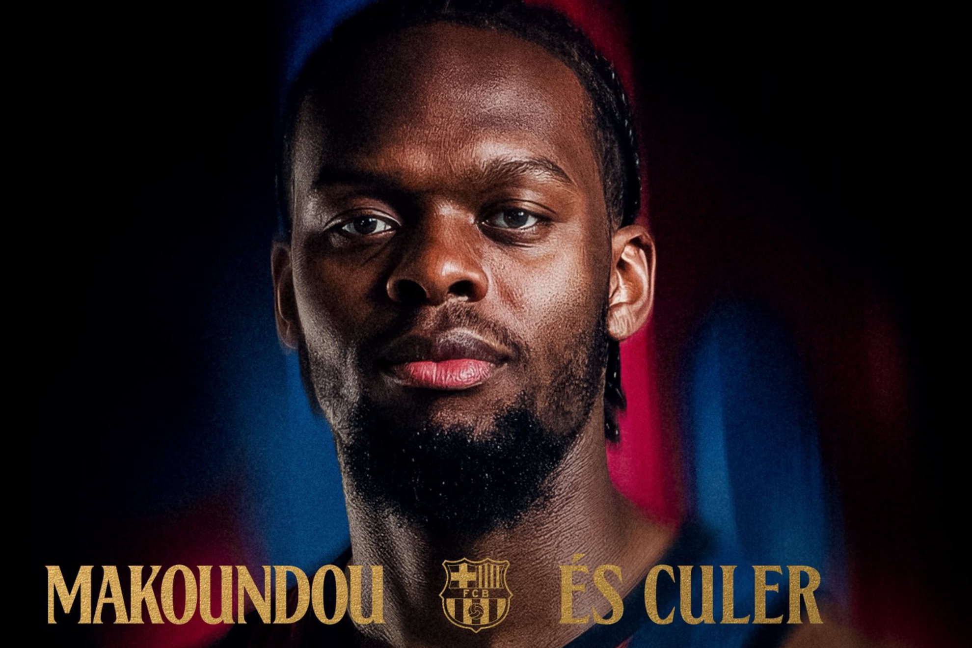 La imagen de la presentación de Yoan Makoundou. Barça