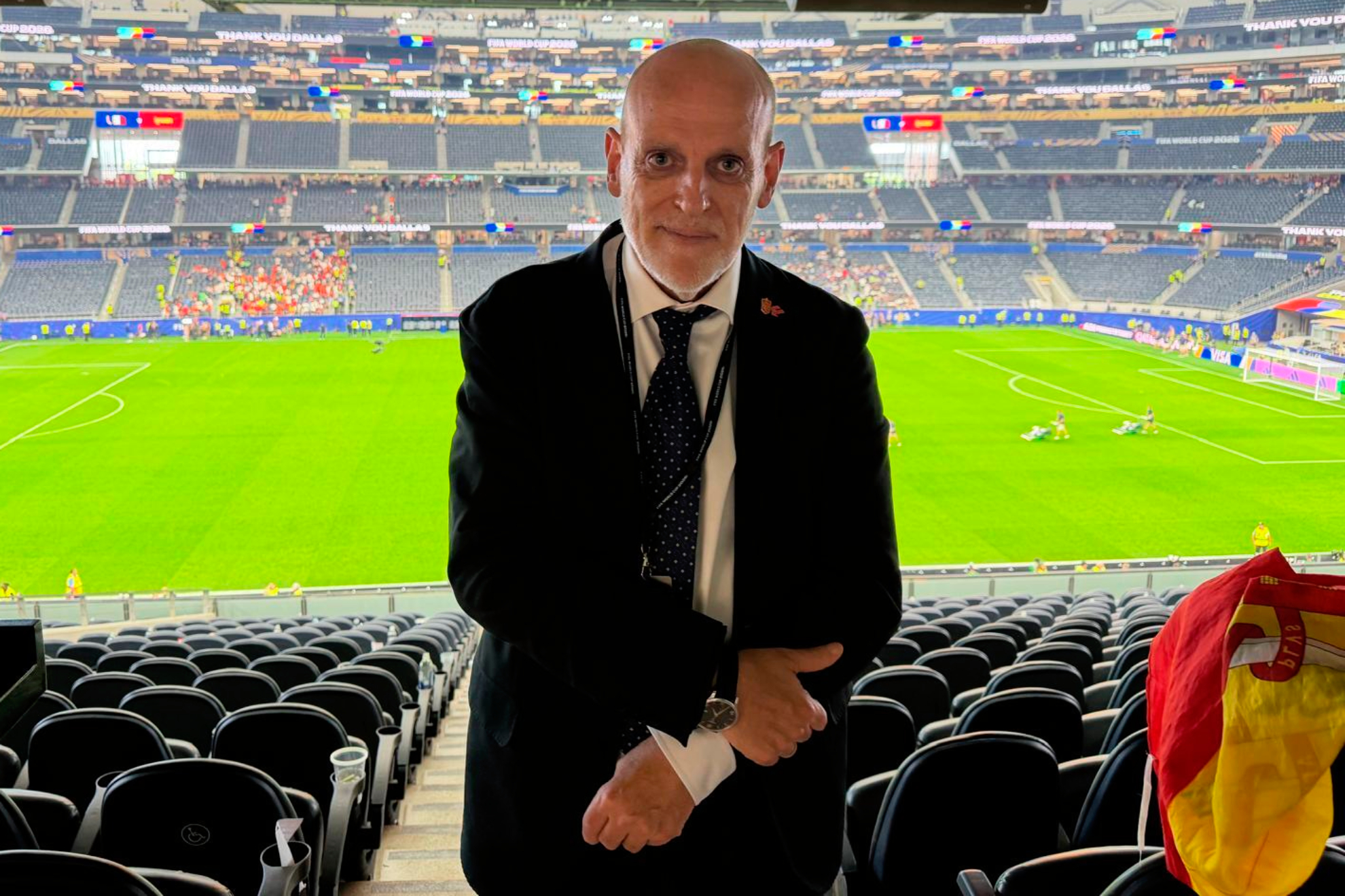 Javier Tebas en el Mundial