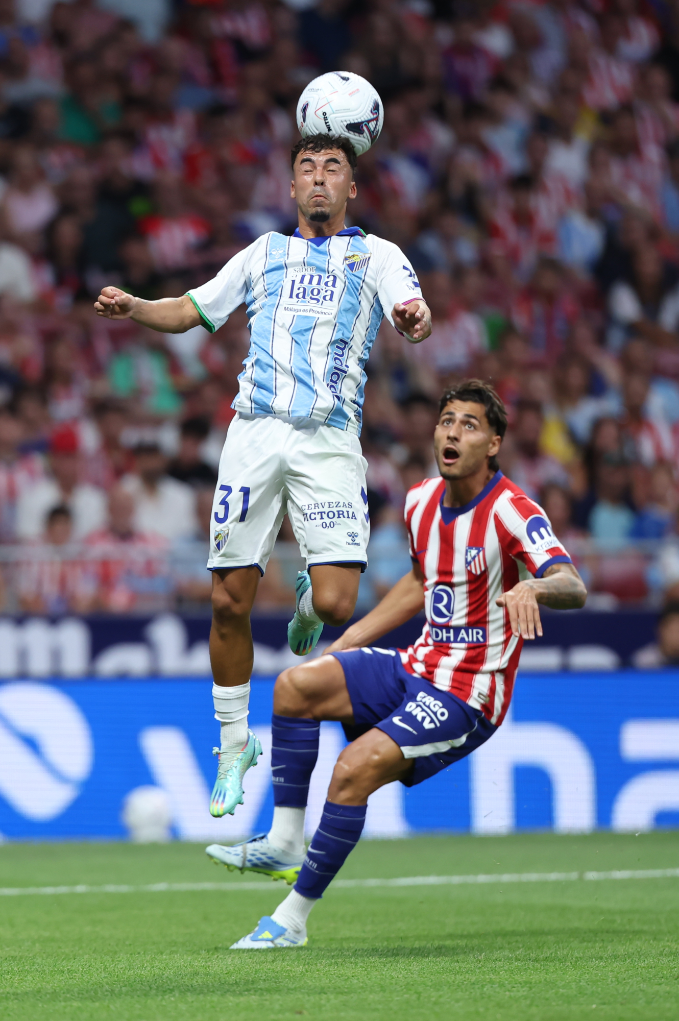 Rafita contra el Atlético de Madrid