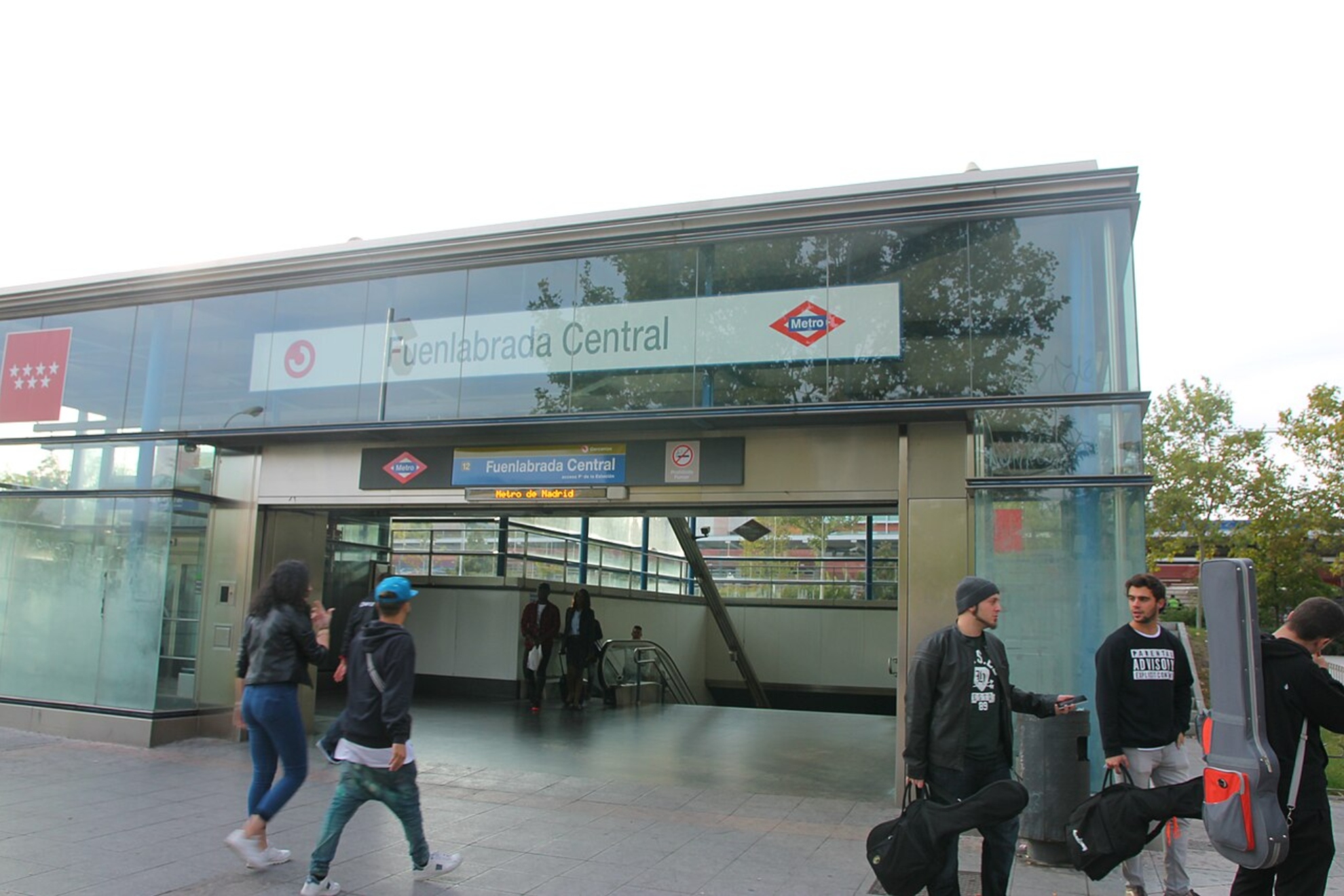 La estación de tren de Cercanías de Fuenlabrada.