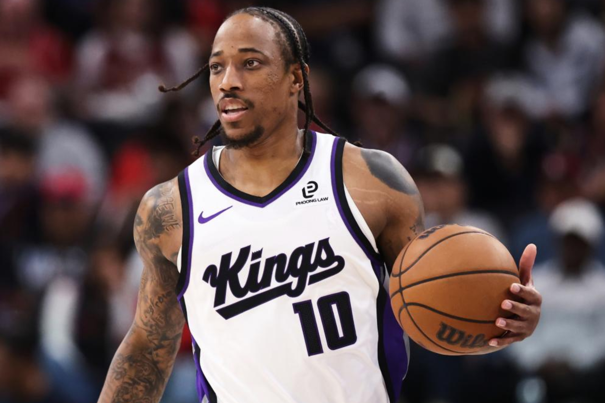 DeMar DeRozan en un partido de esta temporada con los Kings. LAPRESSE.