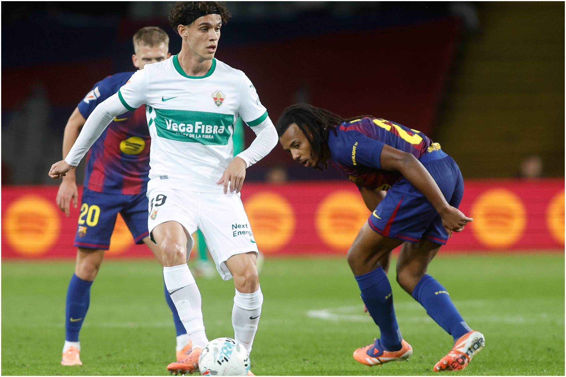 Héctor Fort la temporada pasada durante su cesión en el Elche.