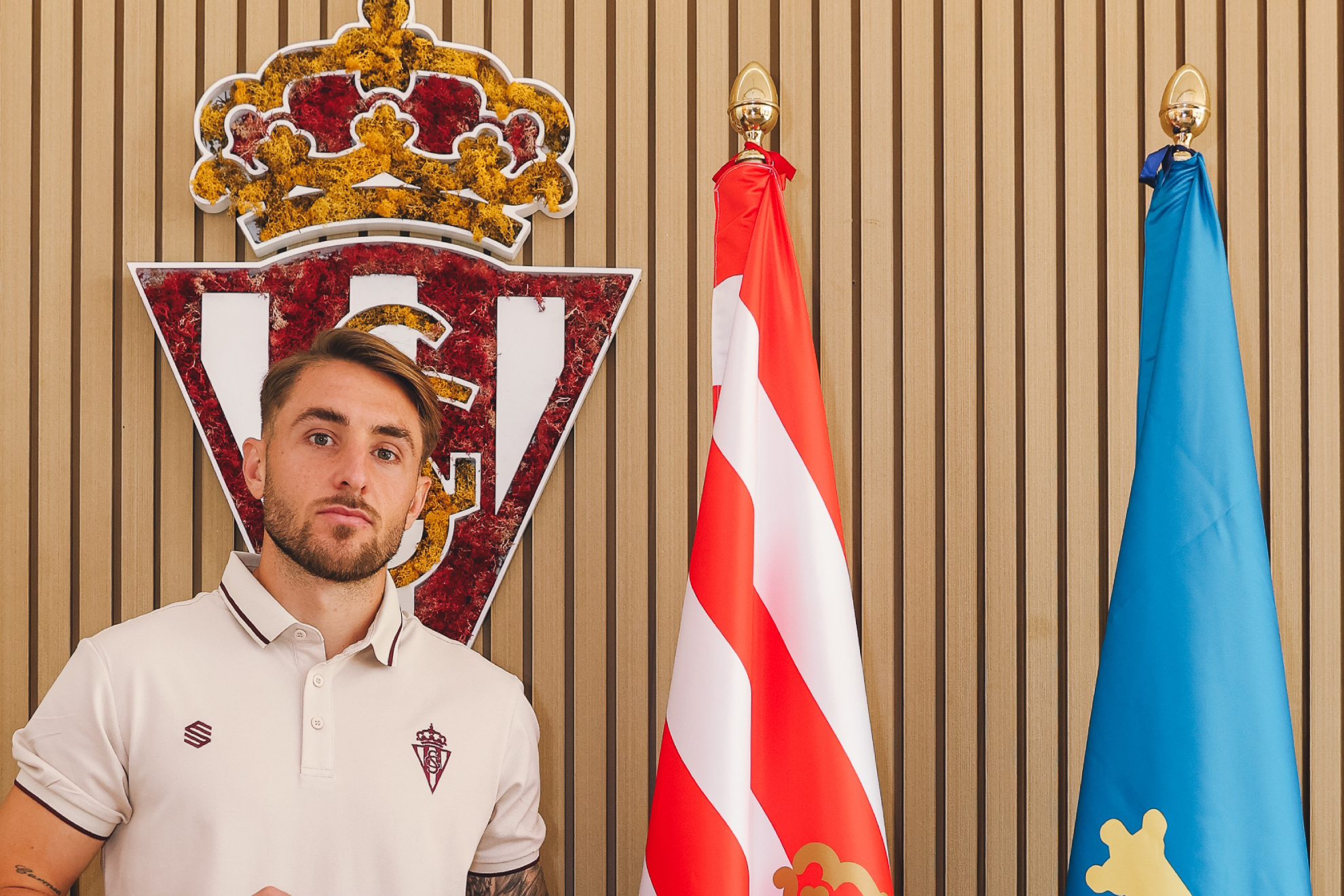 Casas, nuevo jugador del Sporting. REAL SPORTING