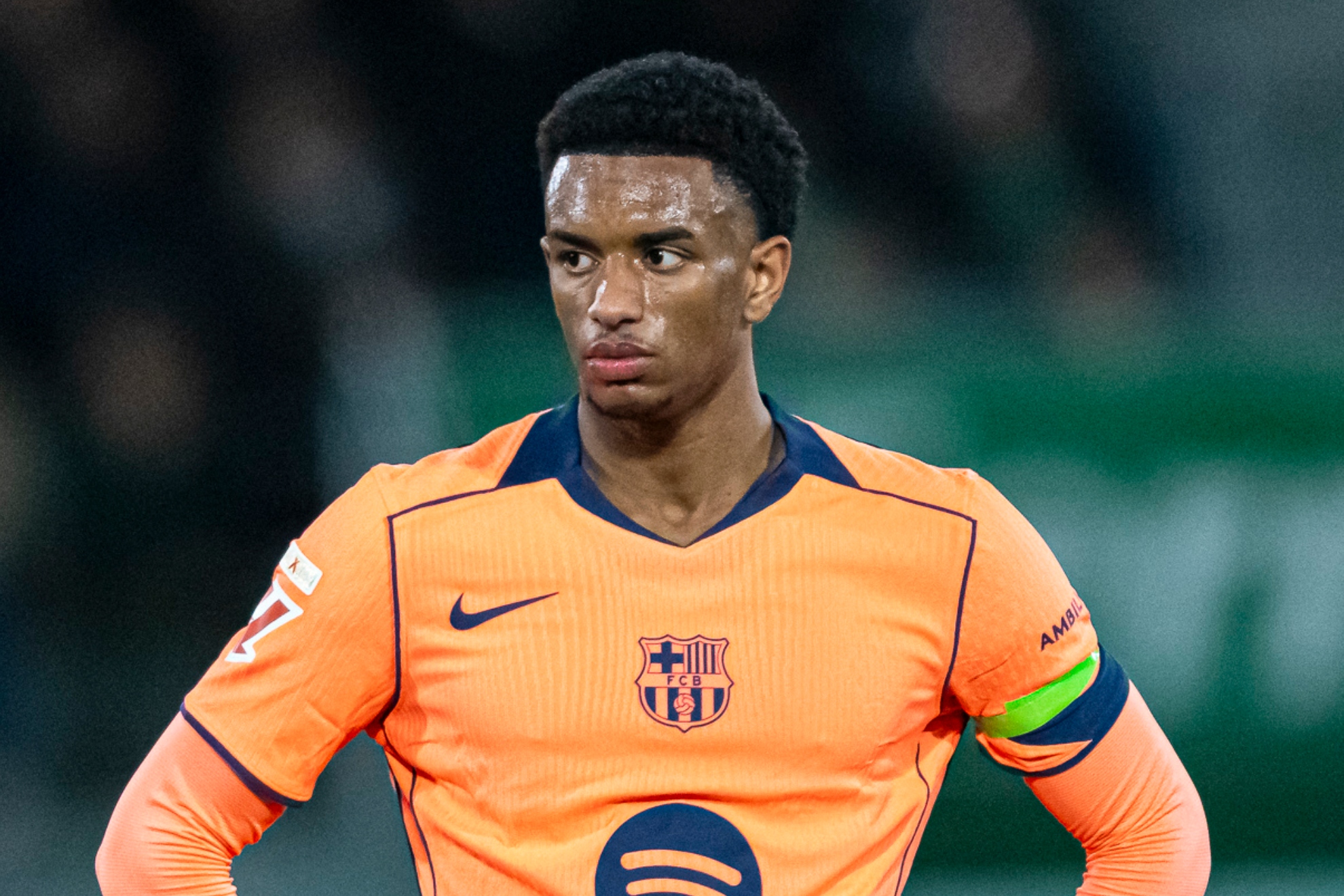 Alejandro Balde, jugador del Barcelona. ABEL F. ROS