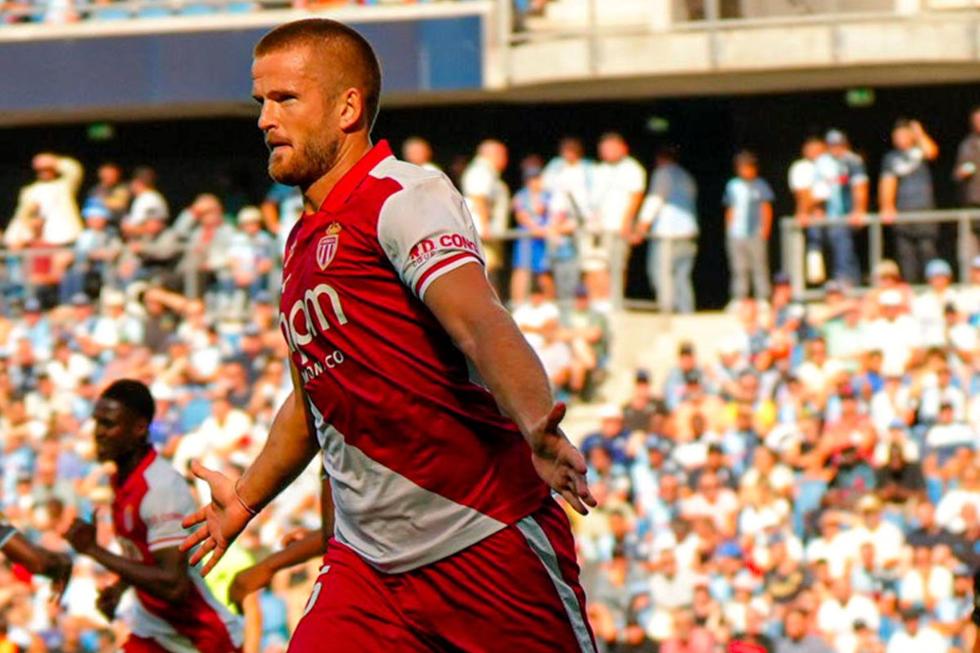 Dier festeja su gol con Le Havre @AS_Monaco