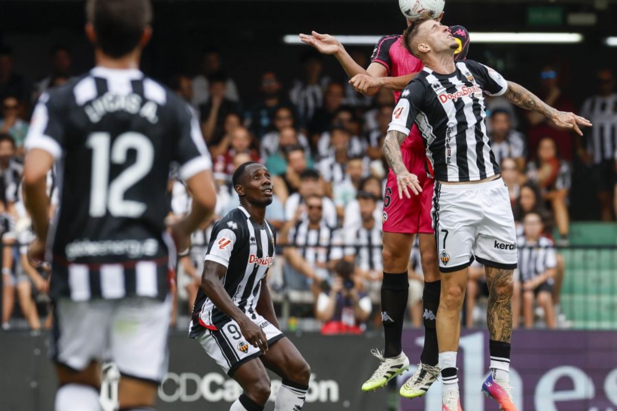 Un lance del partido. LALIGA