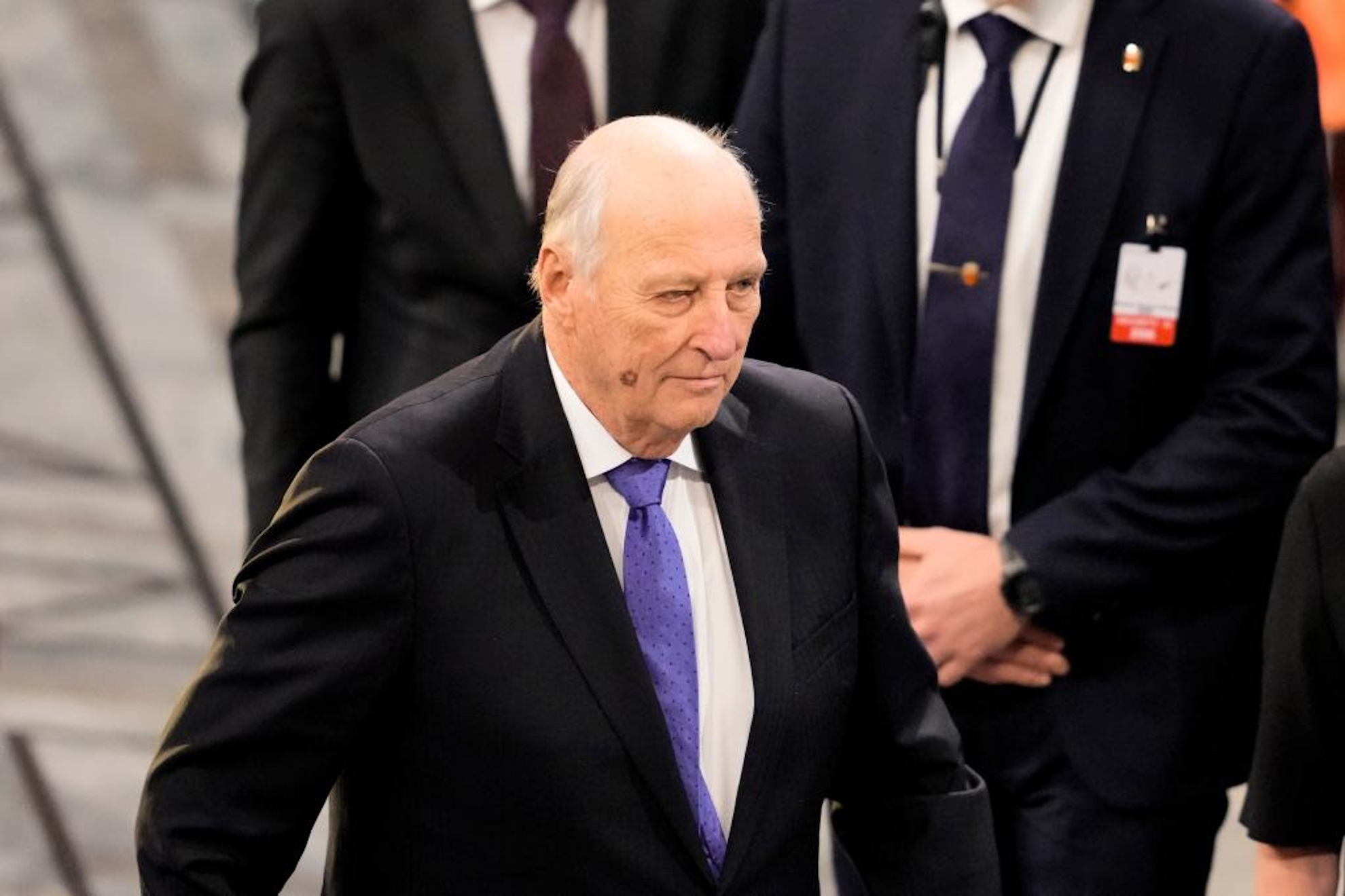 El rey Harald de Noruega. AP