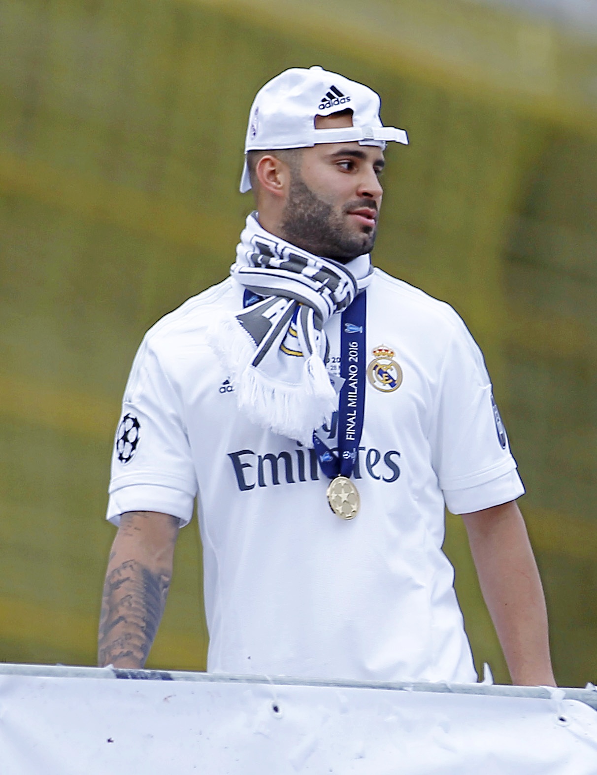Jesé, en la celebración de la Champions 2016 con el Real Madrid.