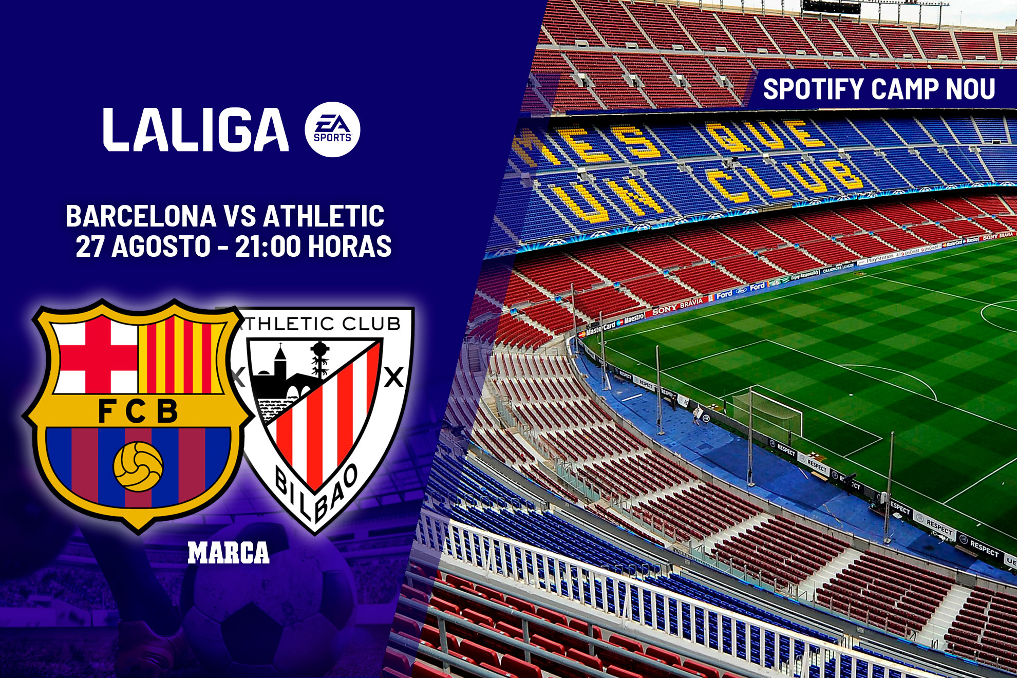 El Barça recibe la visita del Athletic