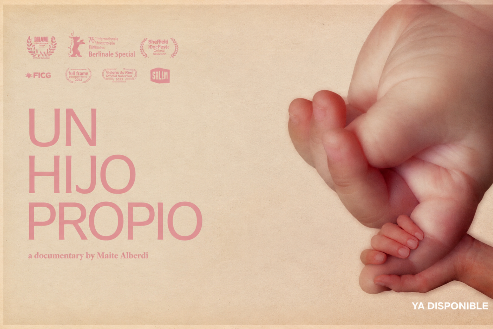Cartel de 'Un hijo propio' Instagram