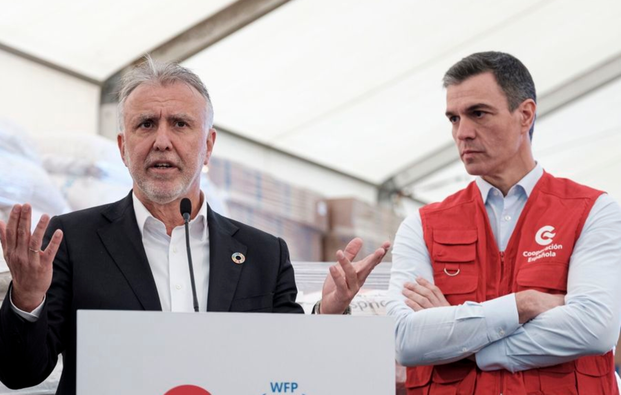 Ángel Víctor Torres y Pedro Sánchez, en una imagen de archivo. EFE