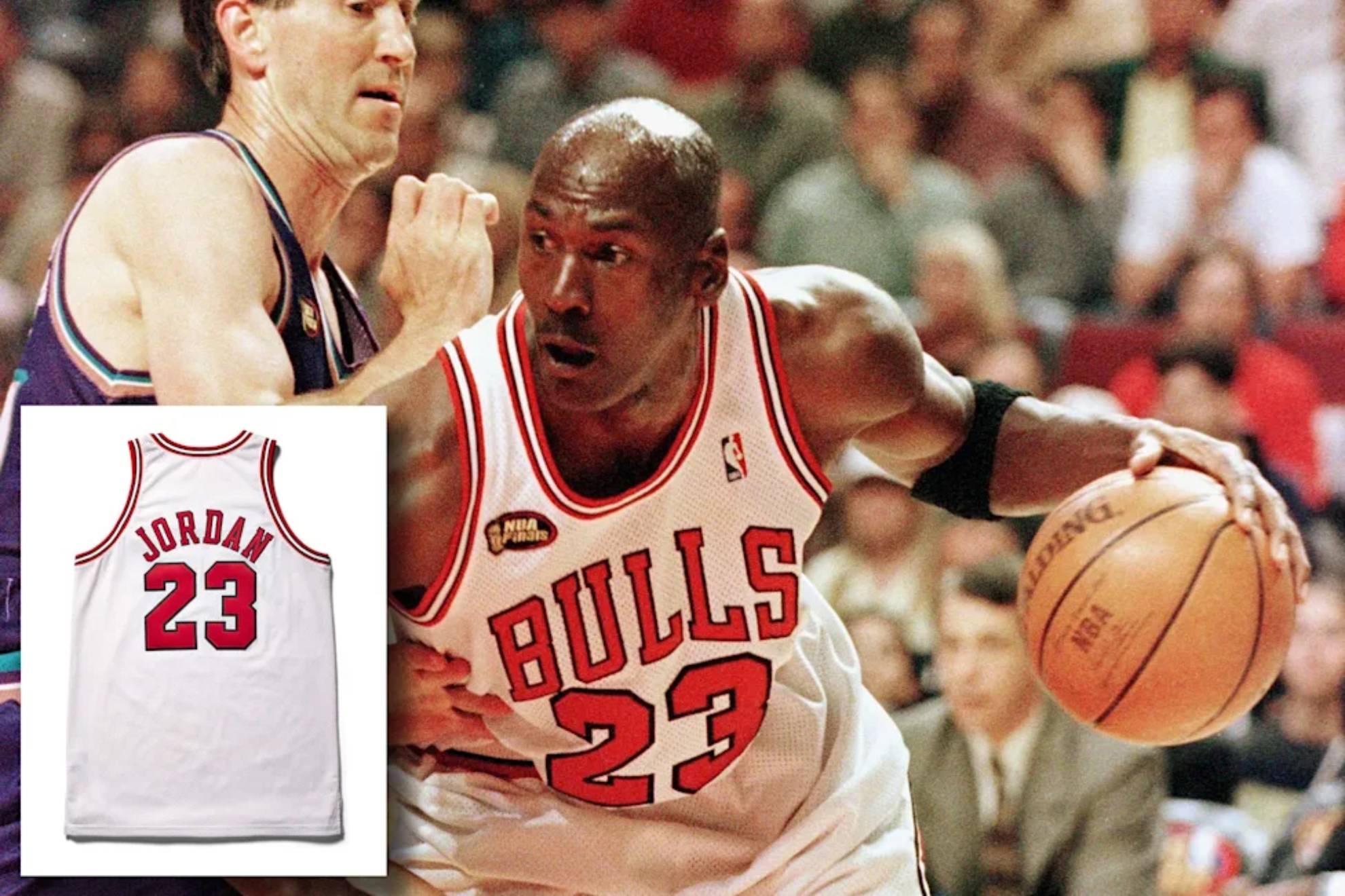 Michael Jordan, durante la final de la NBA de 1998.