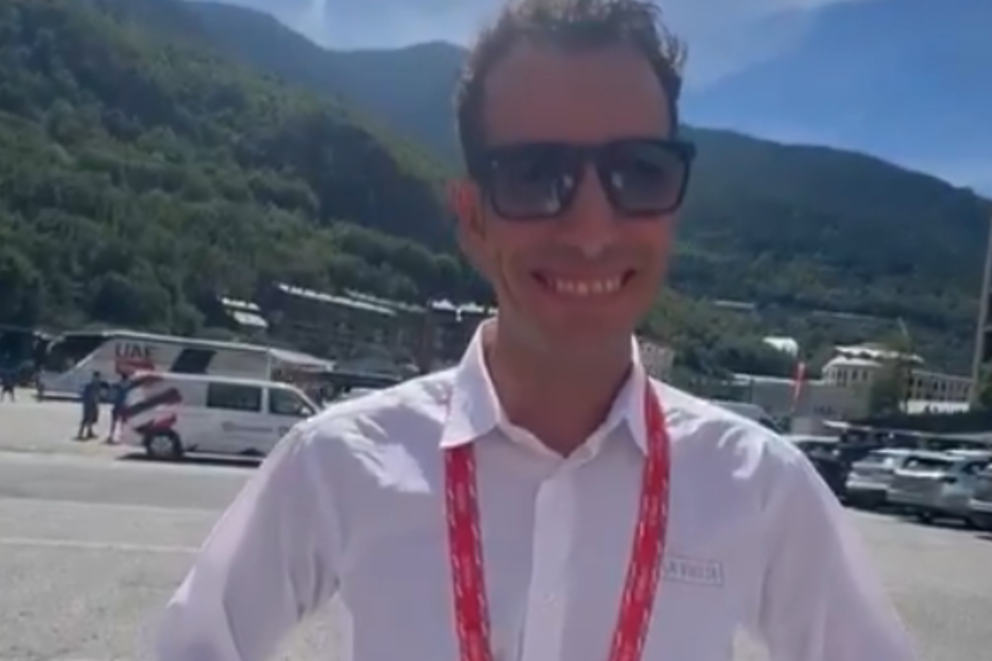 Fabio Aru, con MARCA en Andorra.