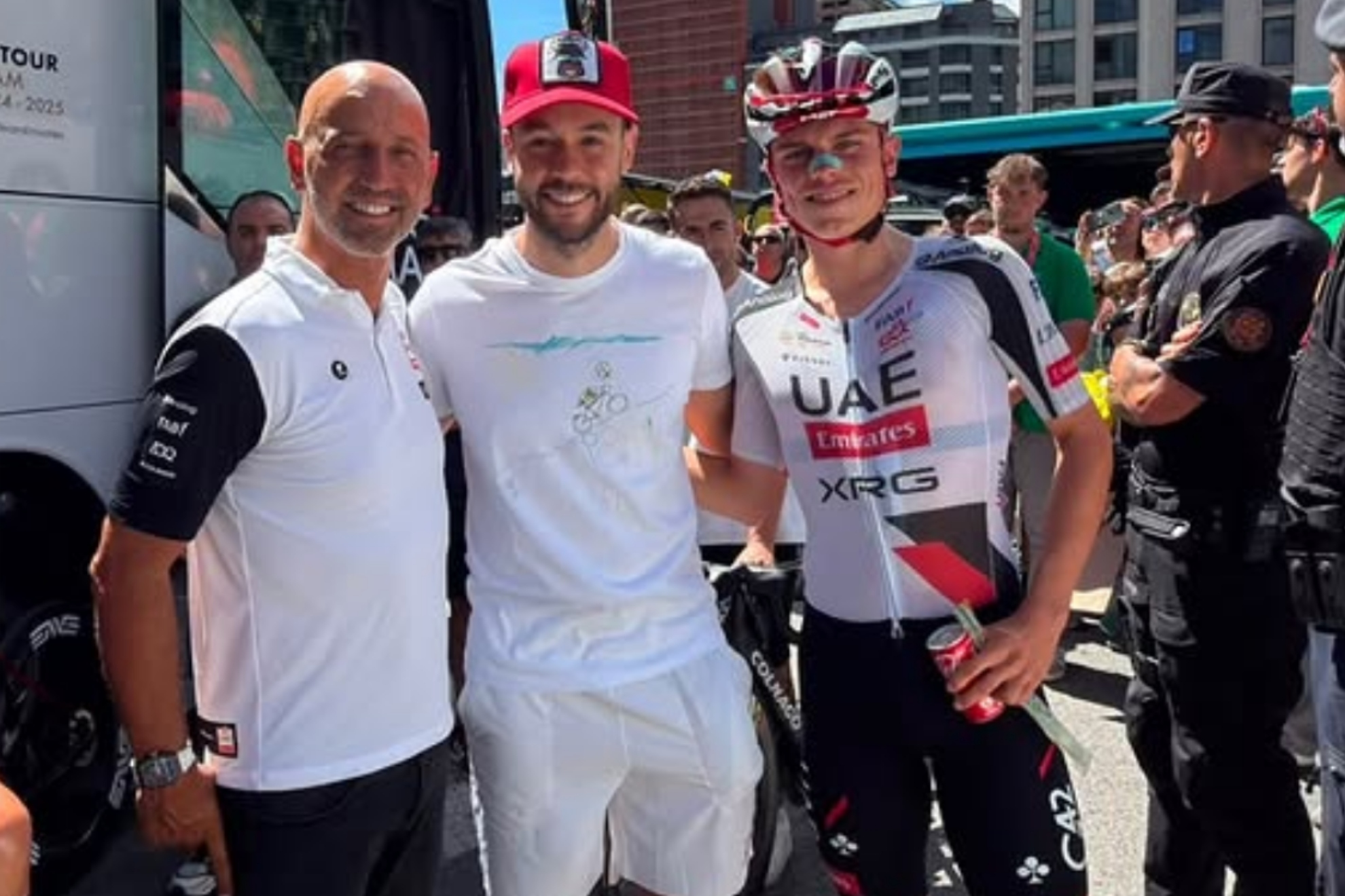 Matxin, con el influencer y Pablo Torres.