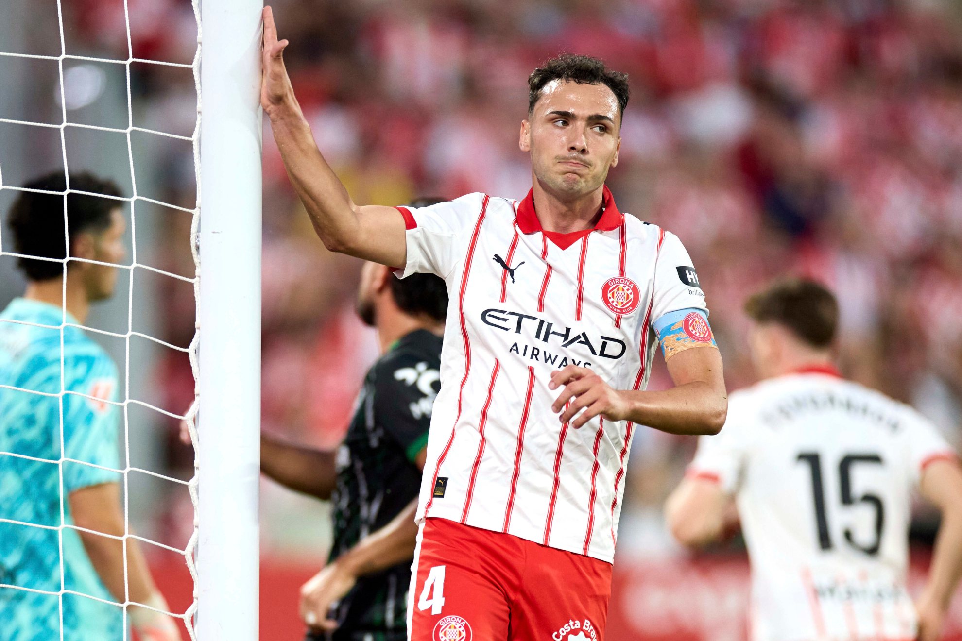 Arnau Martínez, en un partido de la temporada pasada. EFE