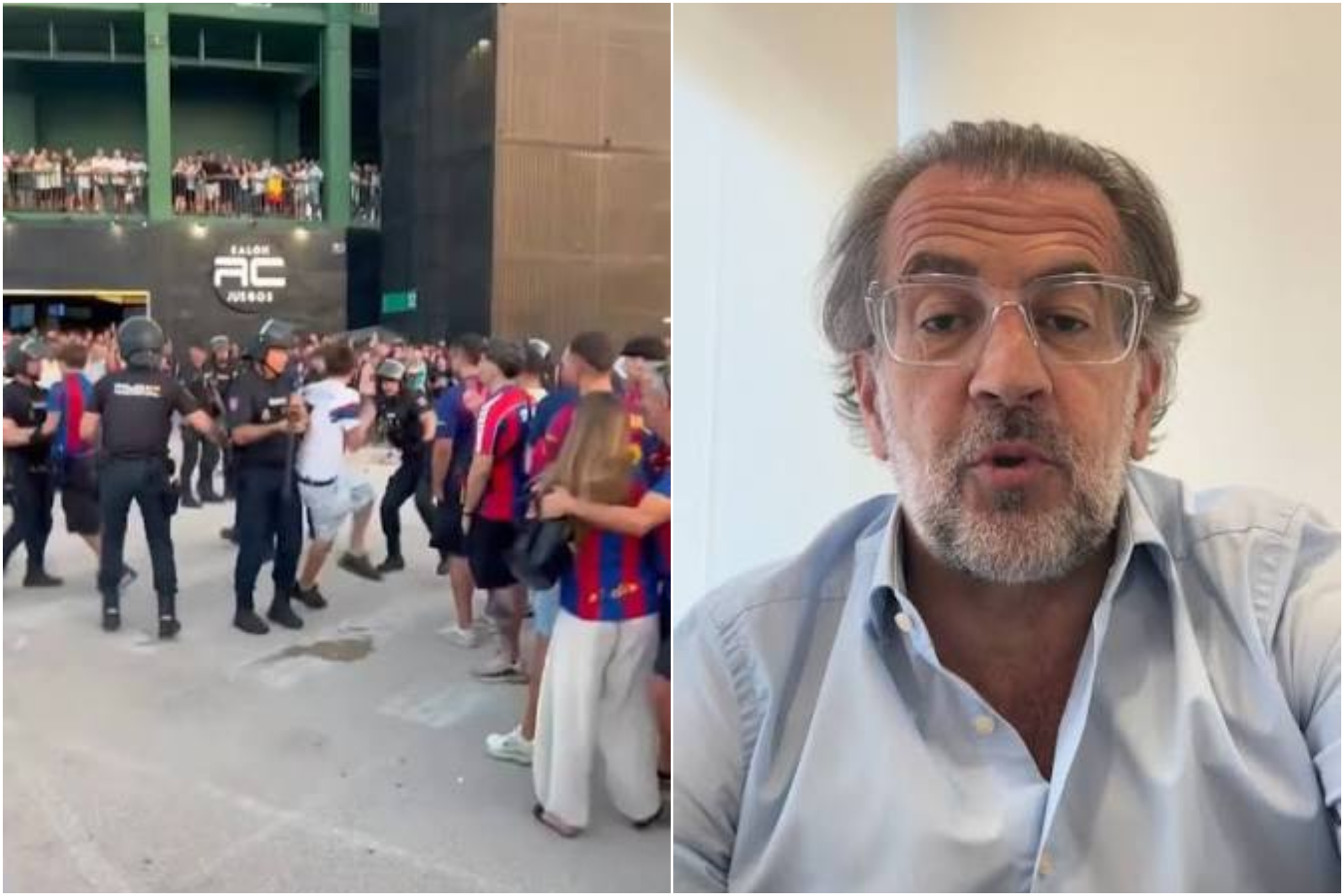 Toni Freixa y la polémica actuación policial en Elche.