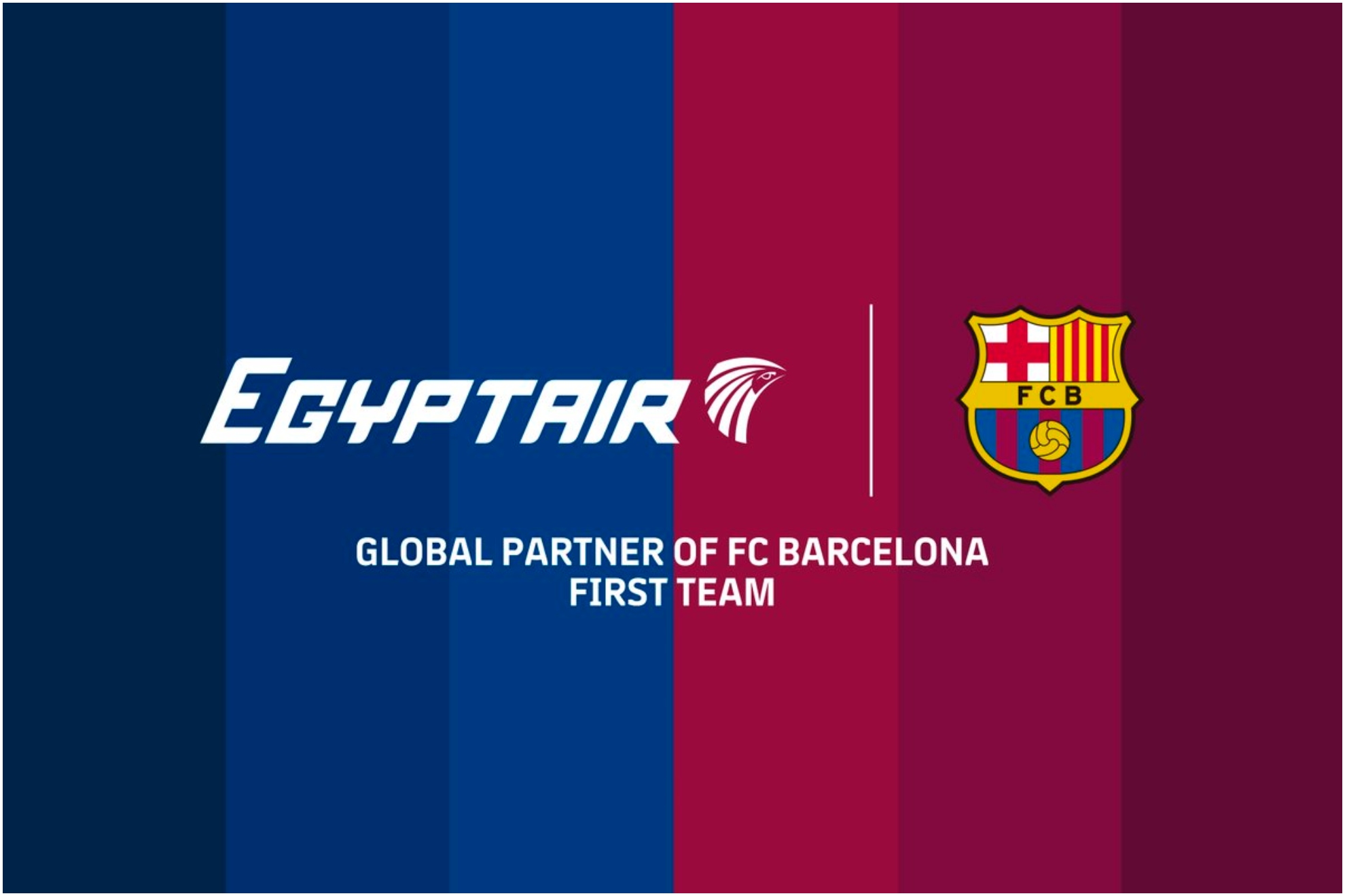 Así anunció el Barça a su nuevo patrocinador.
