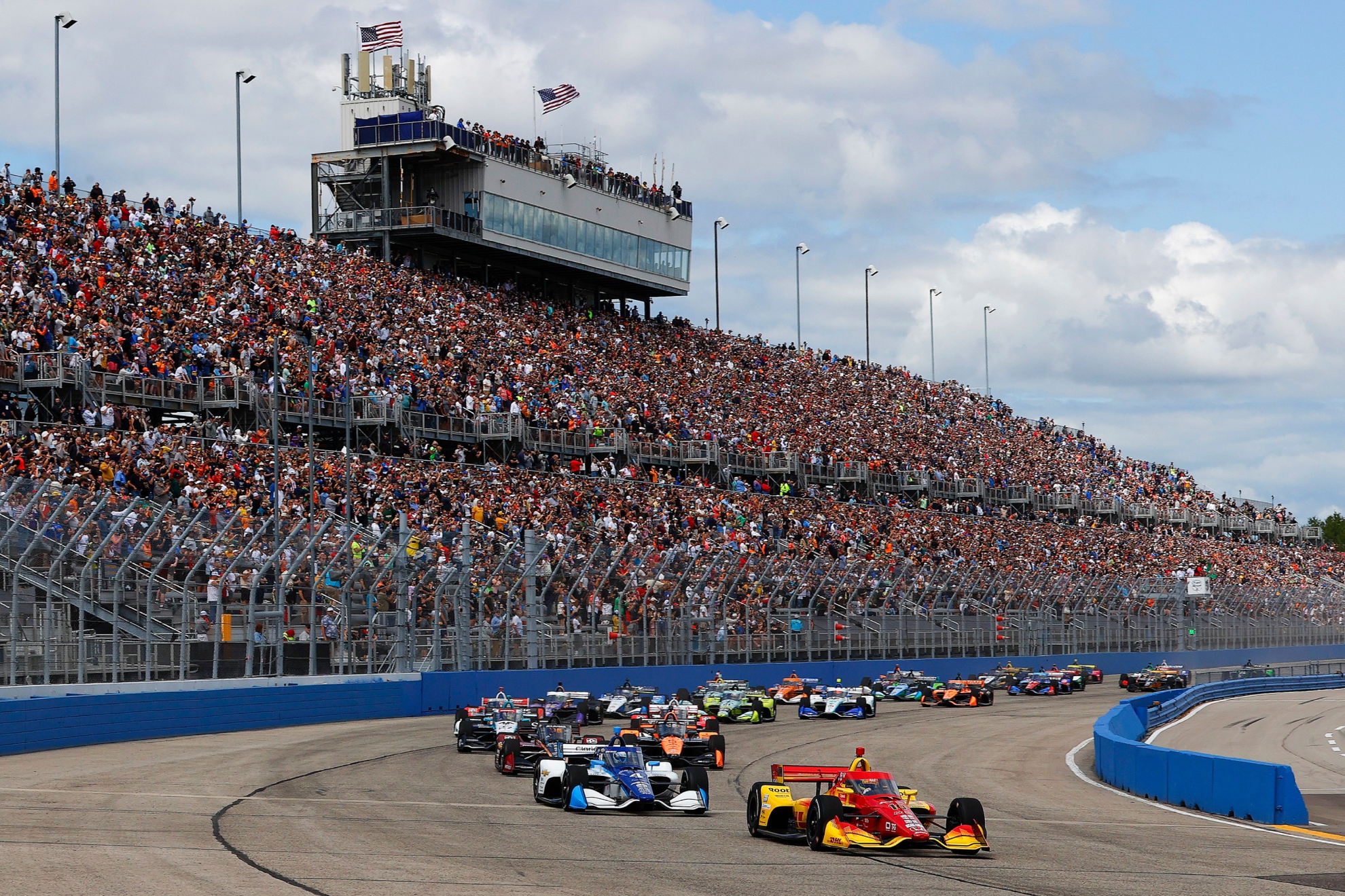El año pasado Álex Palou consiguió la pole position para la carrera de Milwaukee. HRC