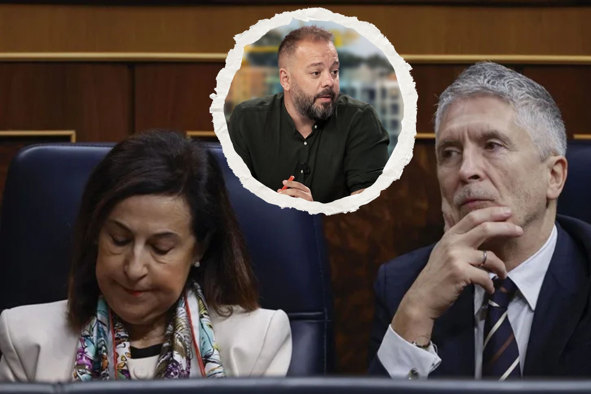 Antonio Maestre, Margarita Robles y Grande Marlaska