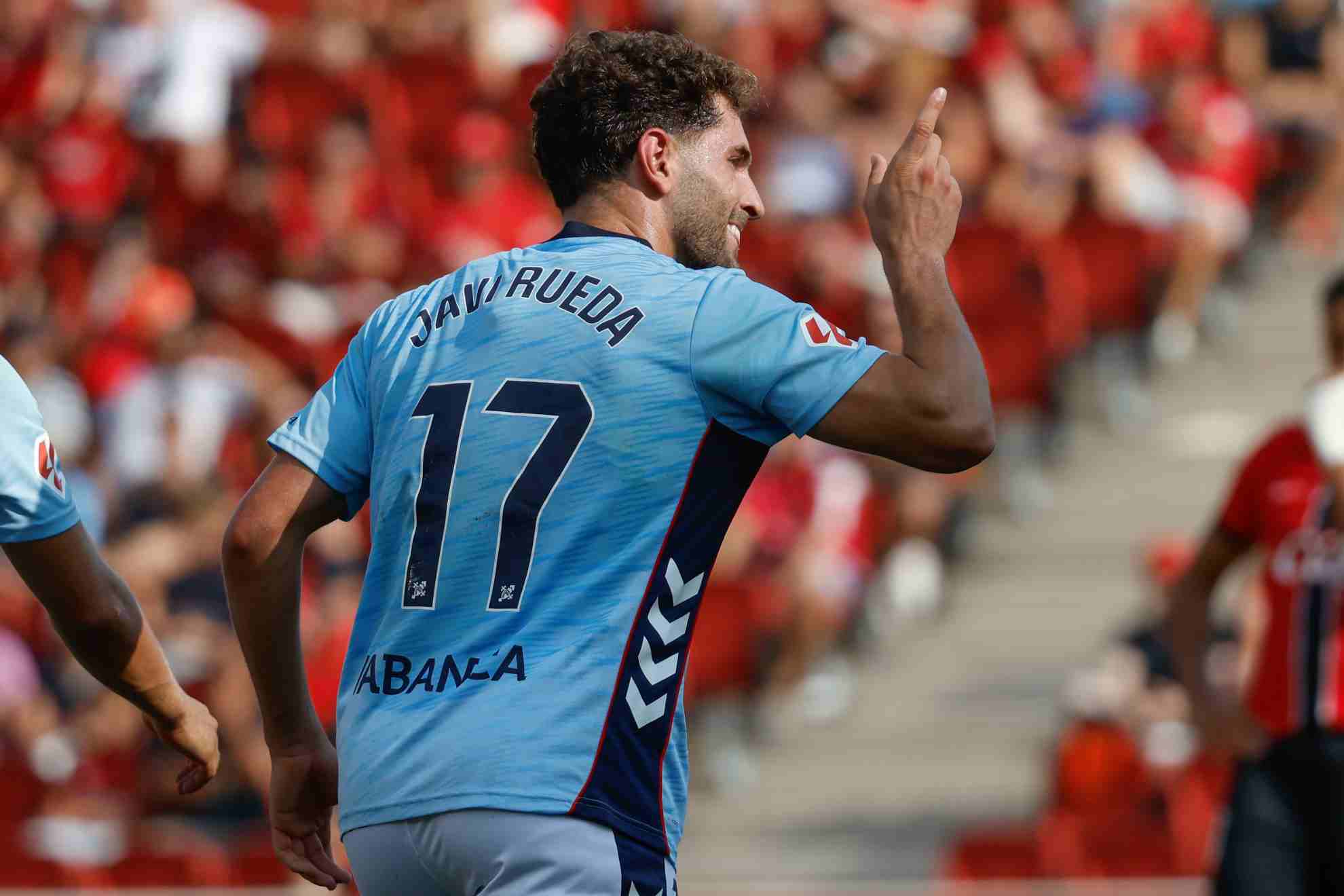 Javi Rueda, durante un partido con el Celta MARCA