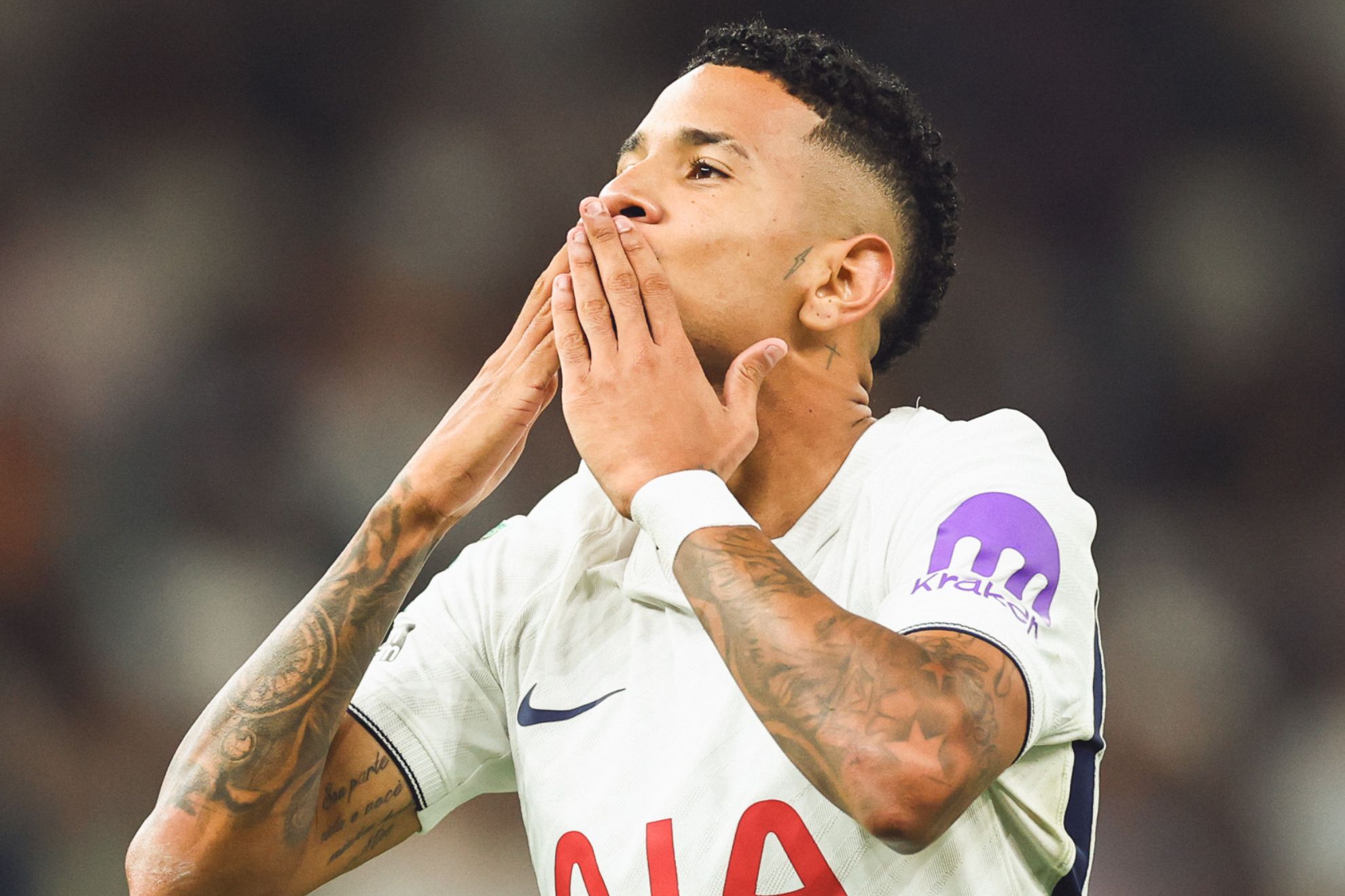 Savinho festeja su gol contra el Charlton Athletic @SpursOfficial