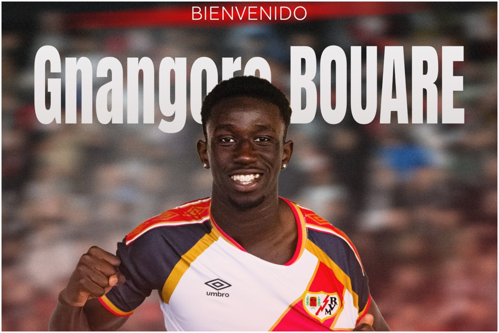 Gnangoro Bouare presentado como nuevo jugador del Rayo.