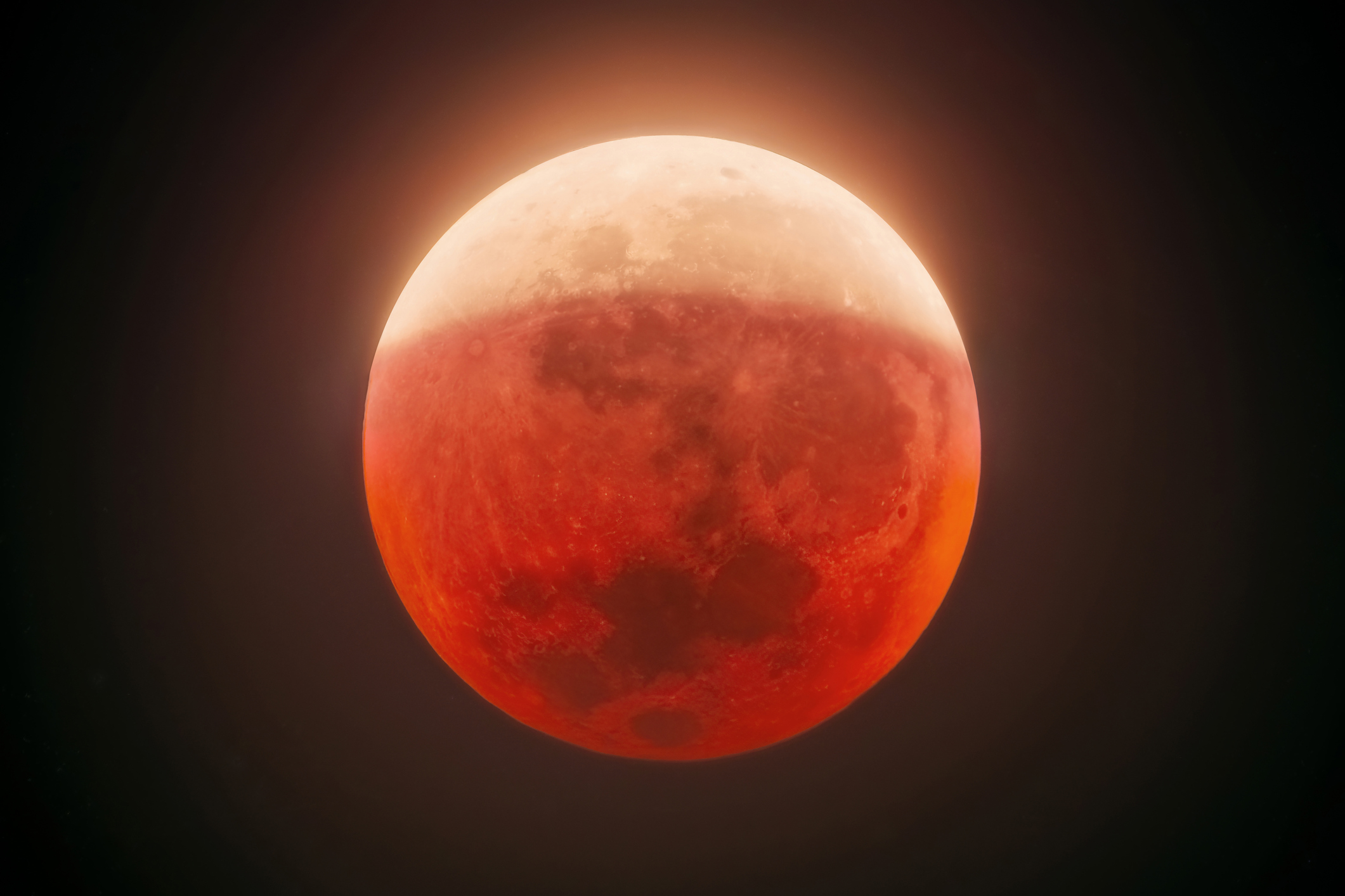 Eclipse lunar. Getty