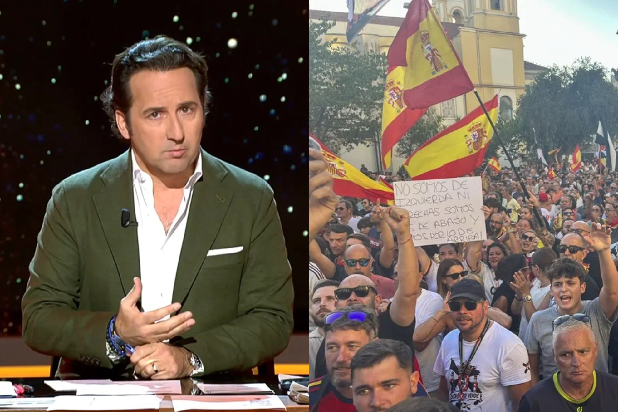 Iker Jimenez izquierda,Ceuta derecha Cuatro/EFE