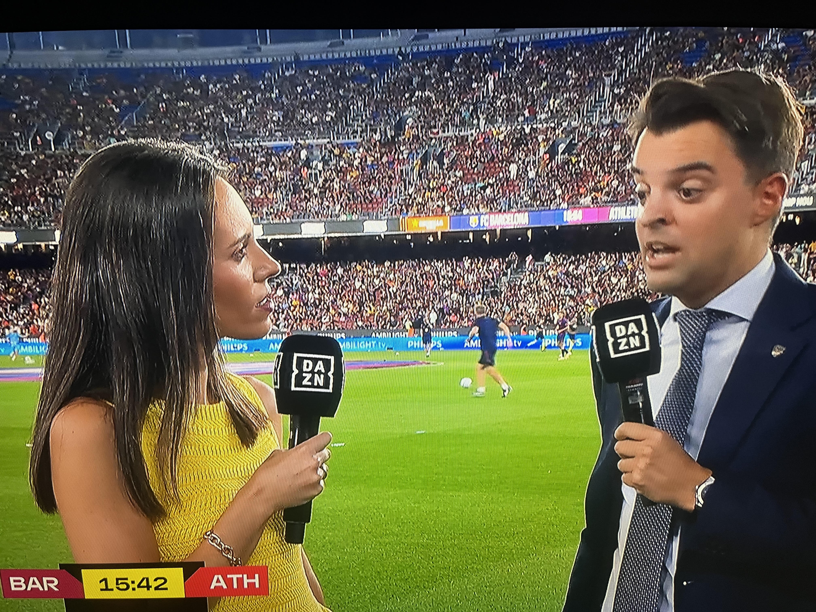 Mikel González habla con Dazn antes del partido del jueves ante el Barcelona.