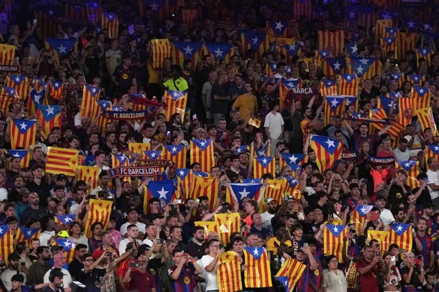 El Spotify Camp Nou con esteladas