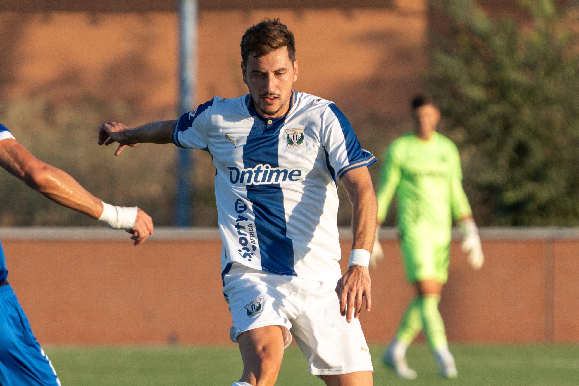 Javi Hernández, durante un partido. CD LEGANÉS